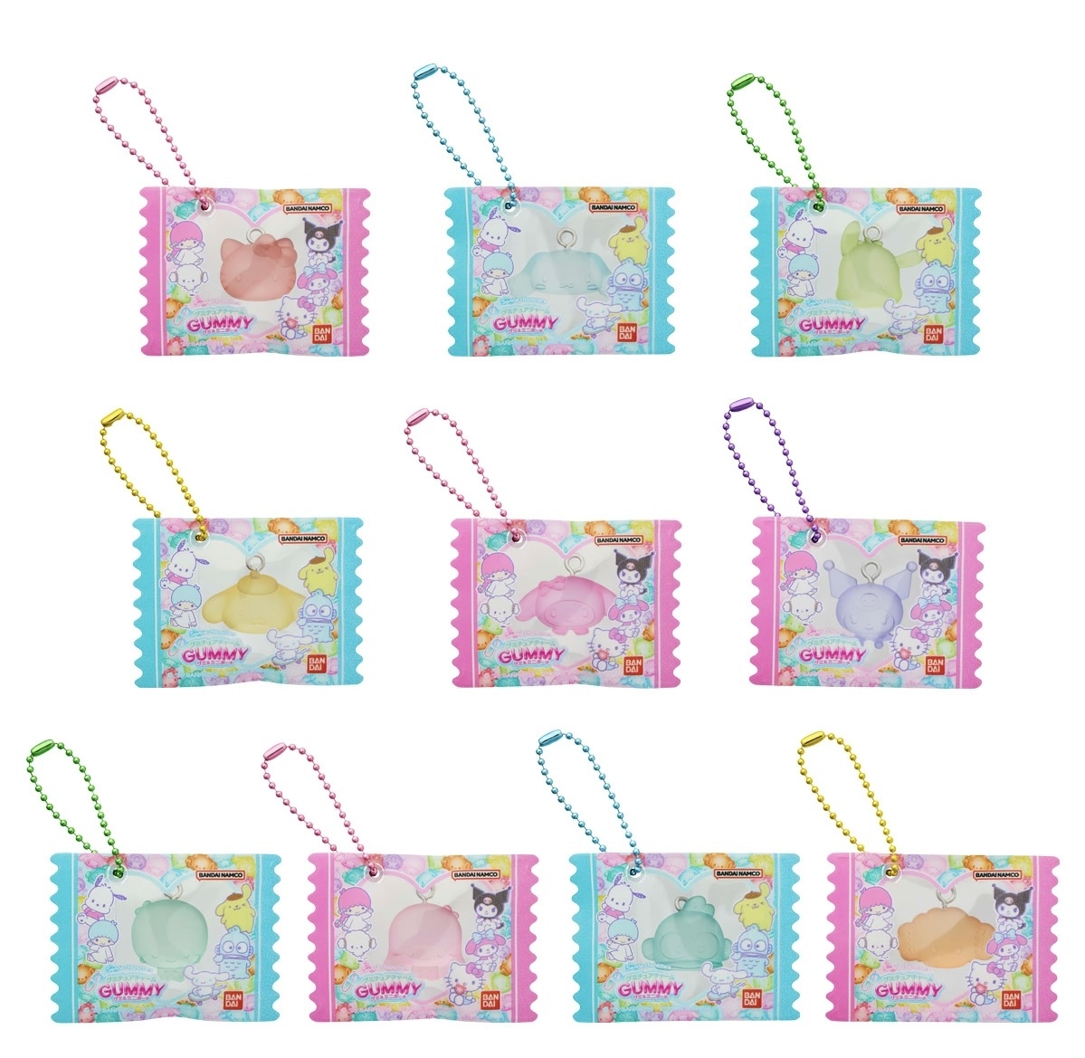 JP Sanrio 食玩軟糖盲抽 附送軟糖包包吊飾 2107 TK251008