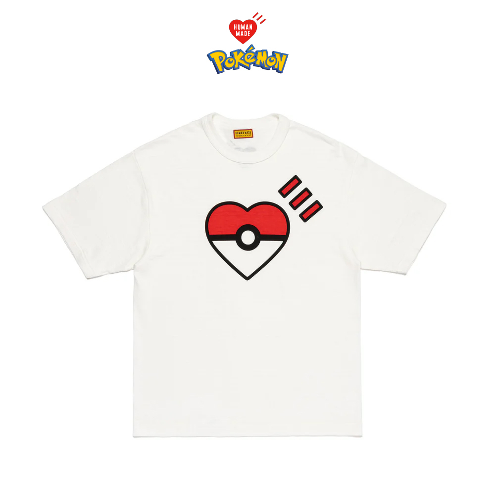 Human Made x POKEMON MADE GRAPHIC T-SHIRT 寶貝球 愛心 短tee 短袖上衣 XX30TE014
