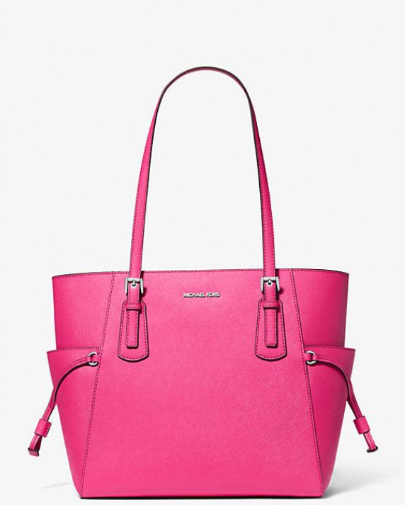 [S] MICHAEL KORS DRAGONFRUIT 35S5SV6T7L VOYAGER LG EW TOTE LEATHER, 197853432215 (SMK1283)