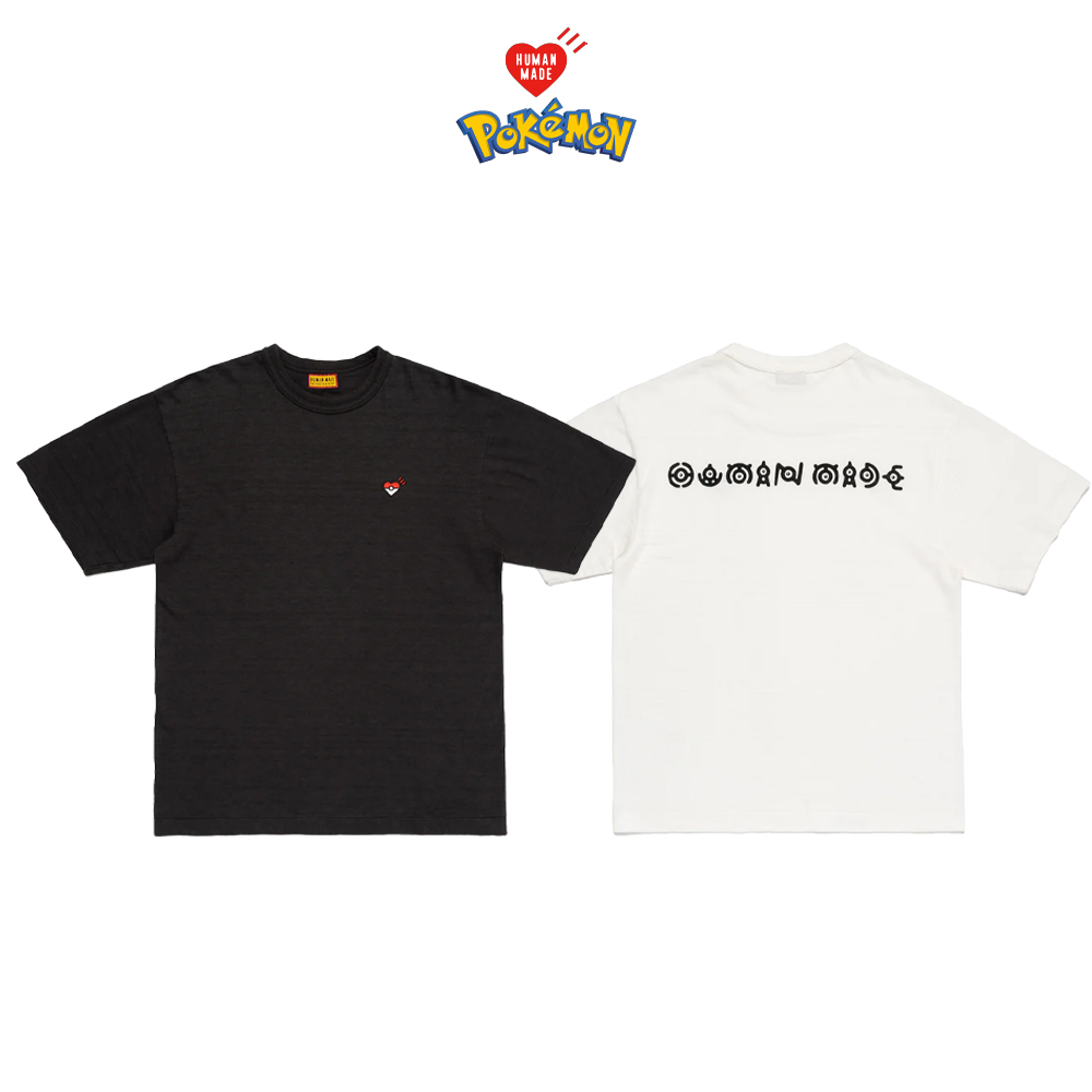 Human Made x POKEMON MADE GRAPHIC T-SHIRT 刺繡寶貝球愛心奇古文