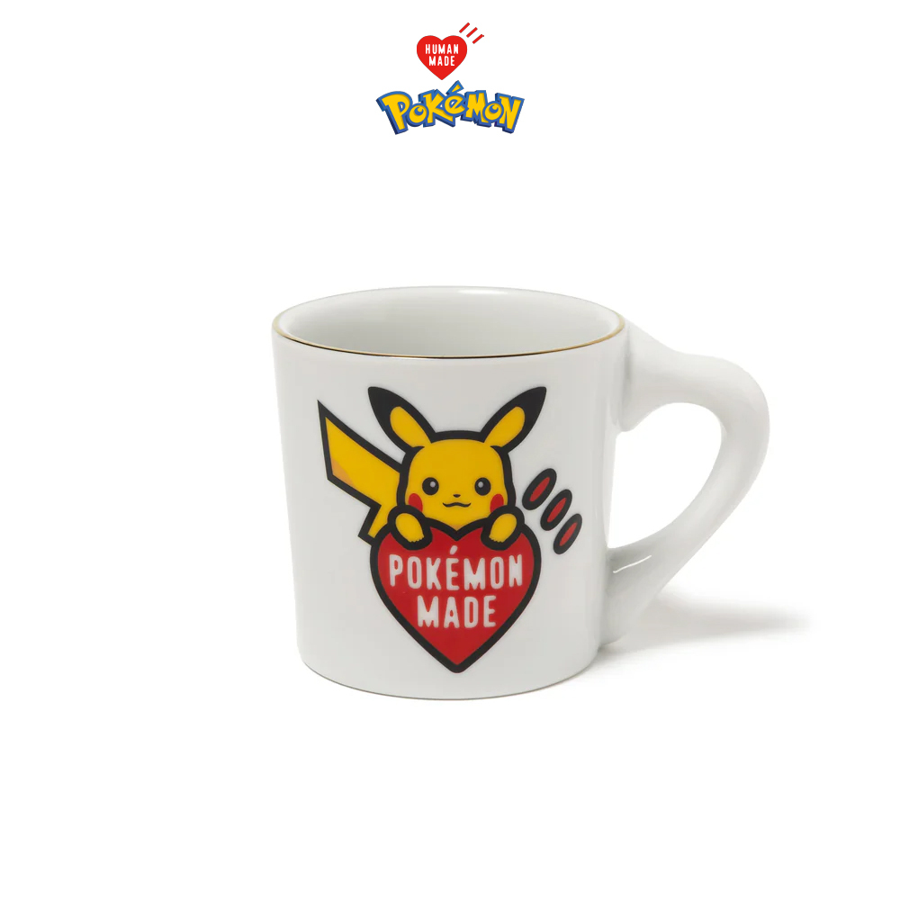 Human Made x POKEMON COFFEE MUG 皮卡丘 愛心 寶貝球 馬克杯 XX30GD010