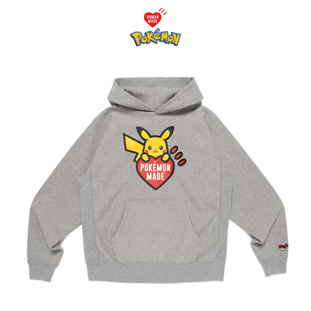 Human Made x POKEMON MADE HEAVYWEIGHT HOODIE 皮卡丘 大蔥鴨 愛心 重磅 帽T 連帽上衣 XX30CS006