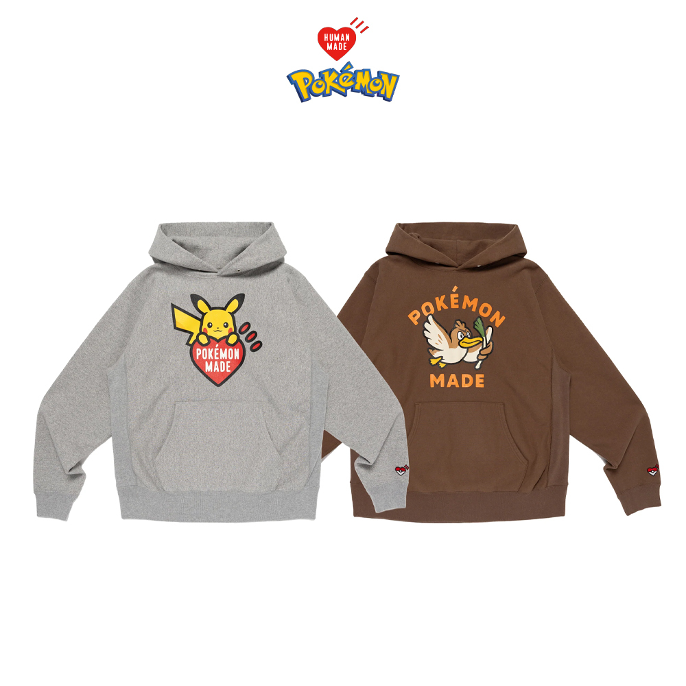 Human Made x POKEMON MADE HEAVYWEIGHT HOODIE 皮卡丘 大蔥鴨 愛心 重磅 帽T 連帽上衣 XX30CS006