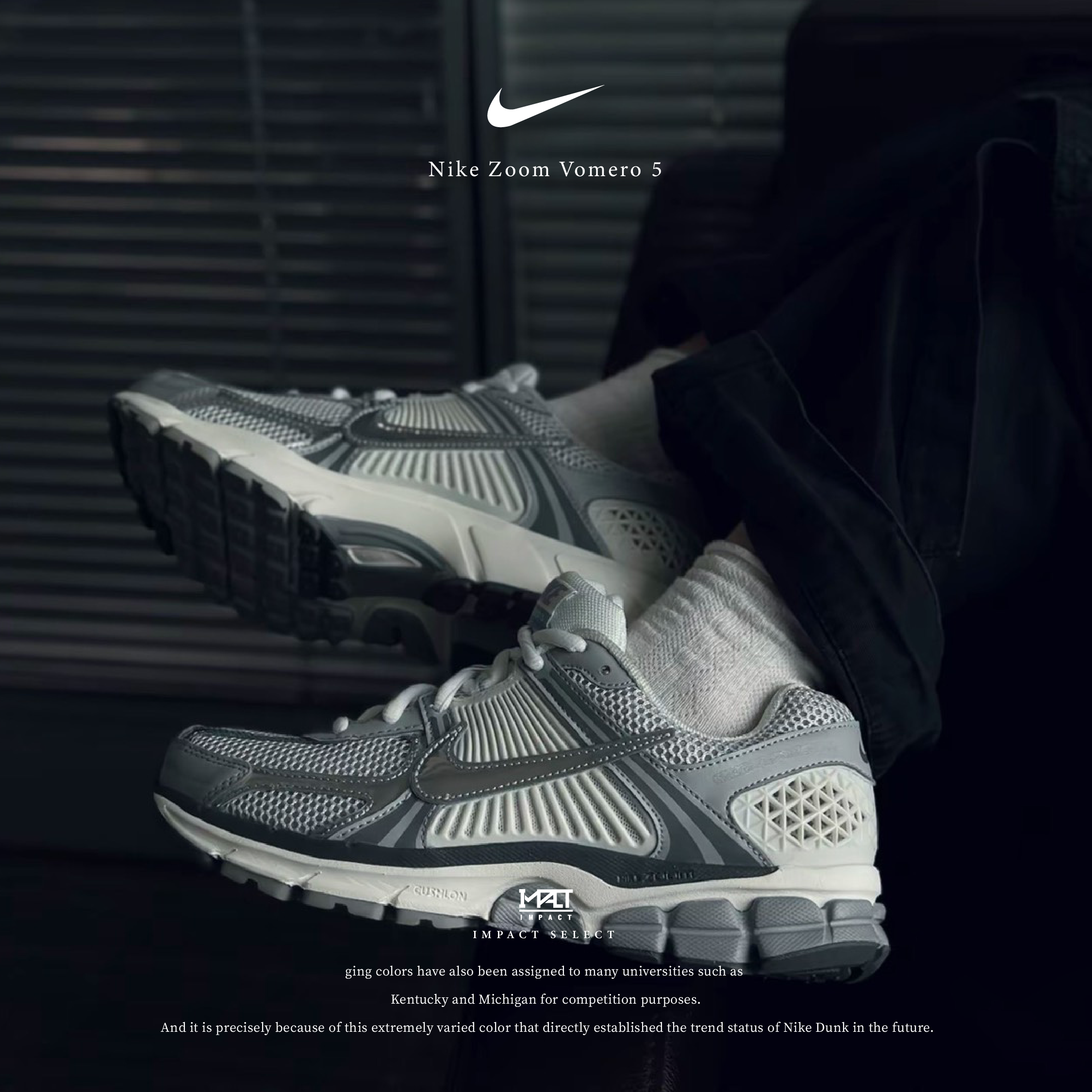 Nike Zoom Vomero 5 灰銀白 IM2219-121