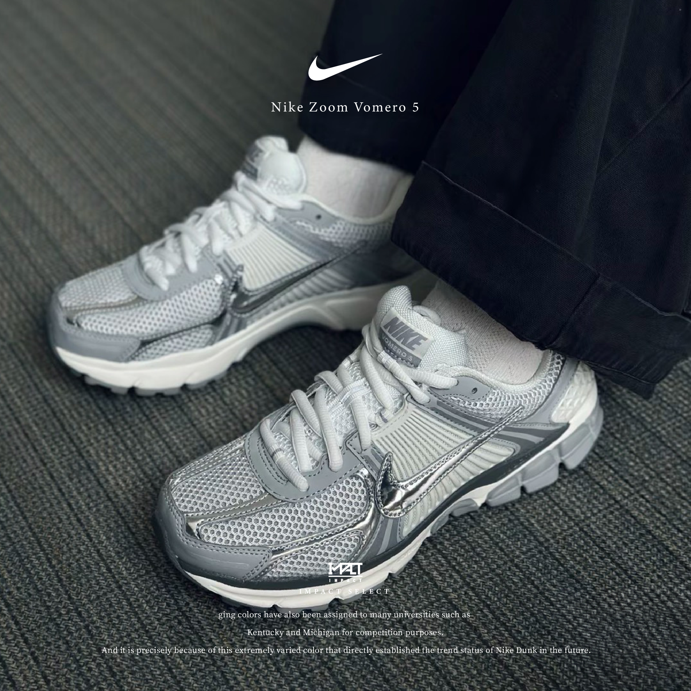 Nike Zoom Vomero 5 灰銀白 IM2219-121