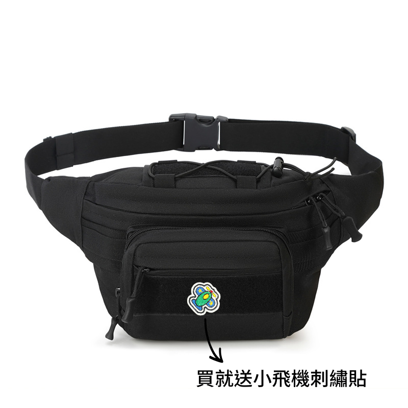 Piccoloo│飛行家戰術魔鬼氈織帶腰包/單肩包