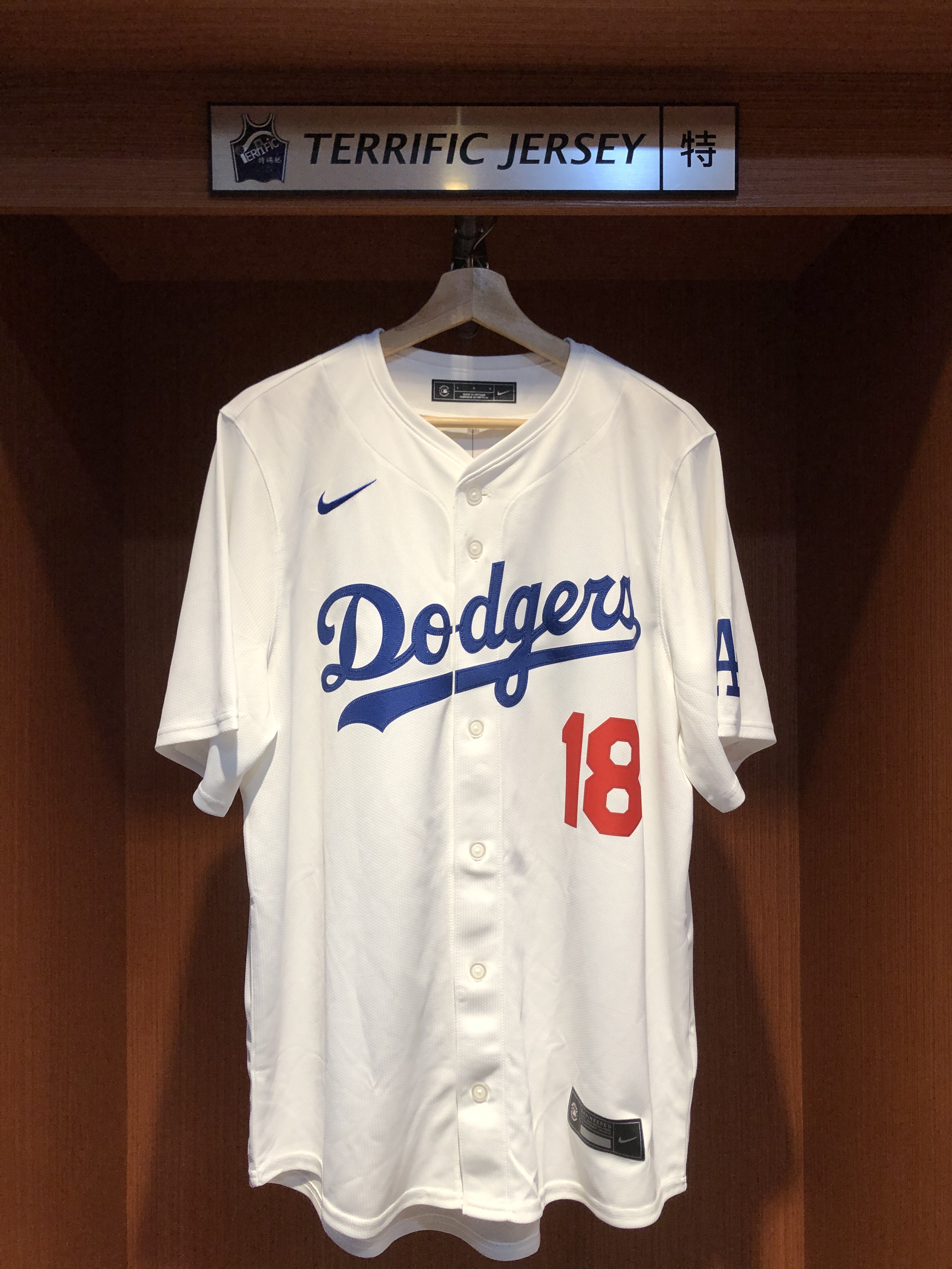 MLB球衣 Yoshinobu Yamamoto 洛杉磯道奇白 山本由伸 Nike Limited Player Name Jersey 球迷版 熱轉印 全新