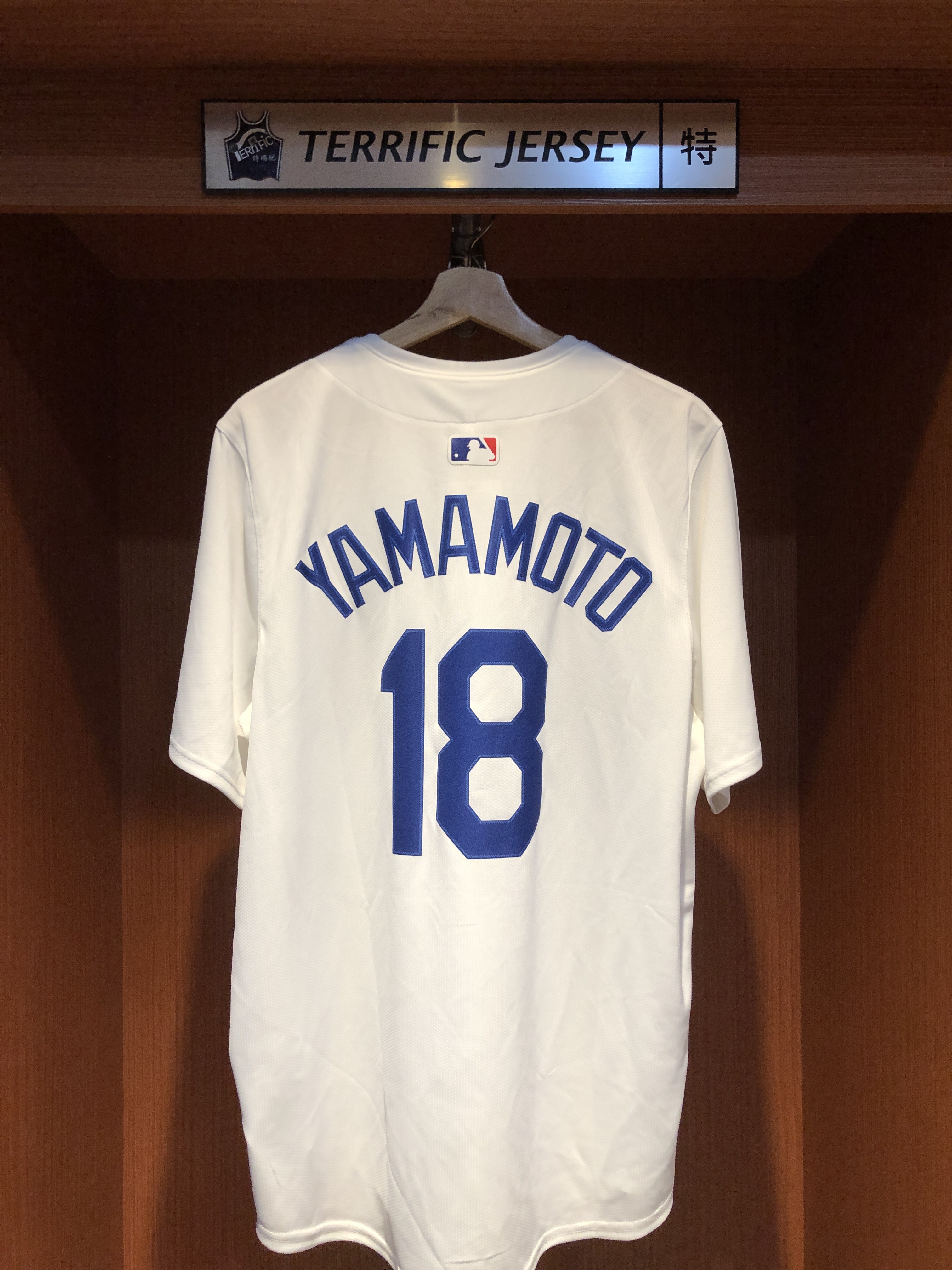 MLB球衣 Yoshinobu Yamamoto 洛杉磯道奇白 山本由伸 Nike Limited Player Name Jersey 球迷版 熱轉印 全新