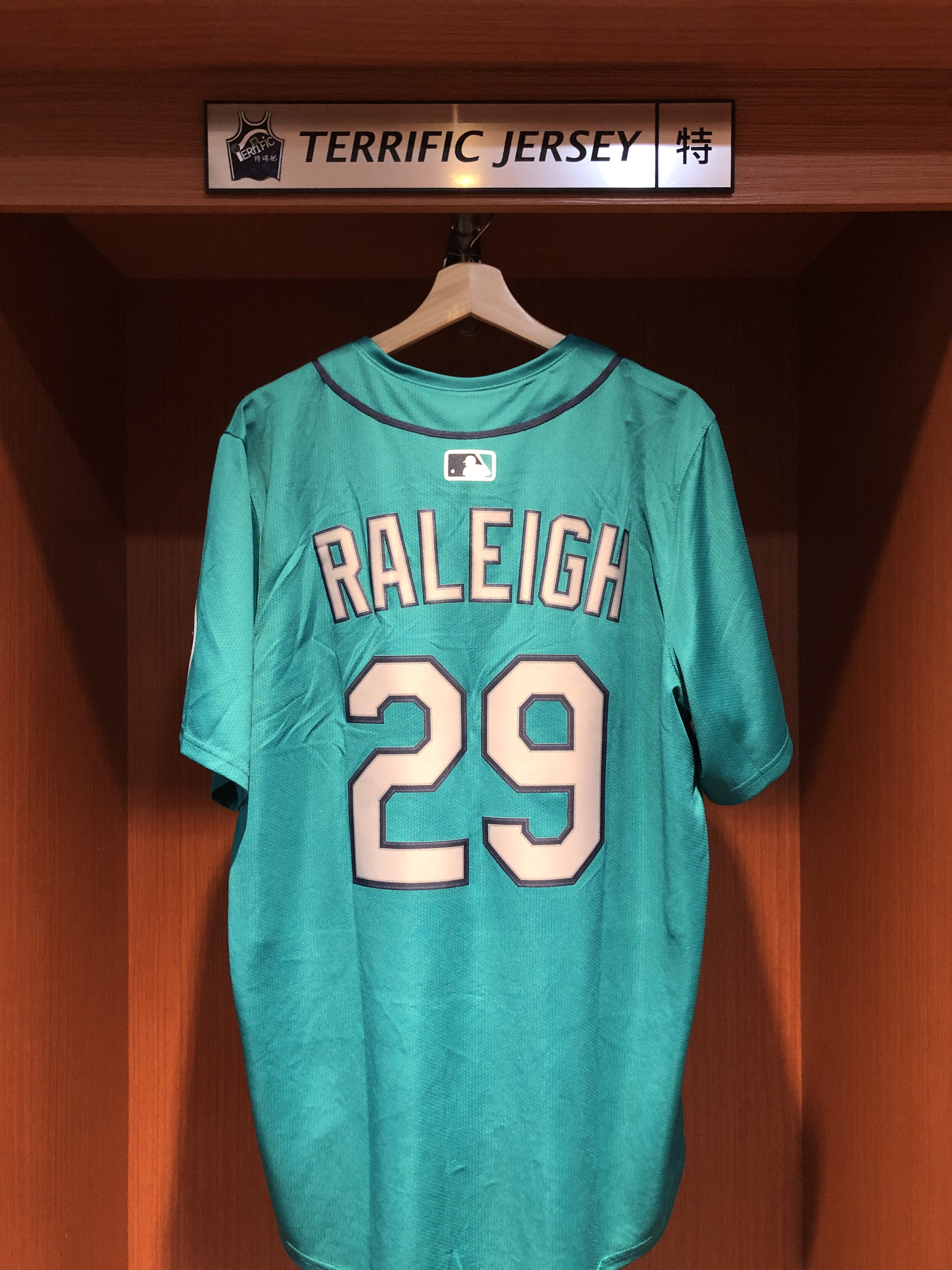 MLB球衣 Cal Raleigh 西雅圖水手綠 Nike Limited Player Name Jersey 球迷版 熱轉印 全新