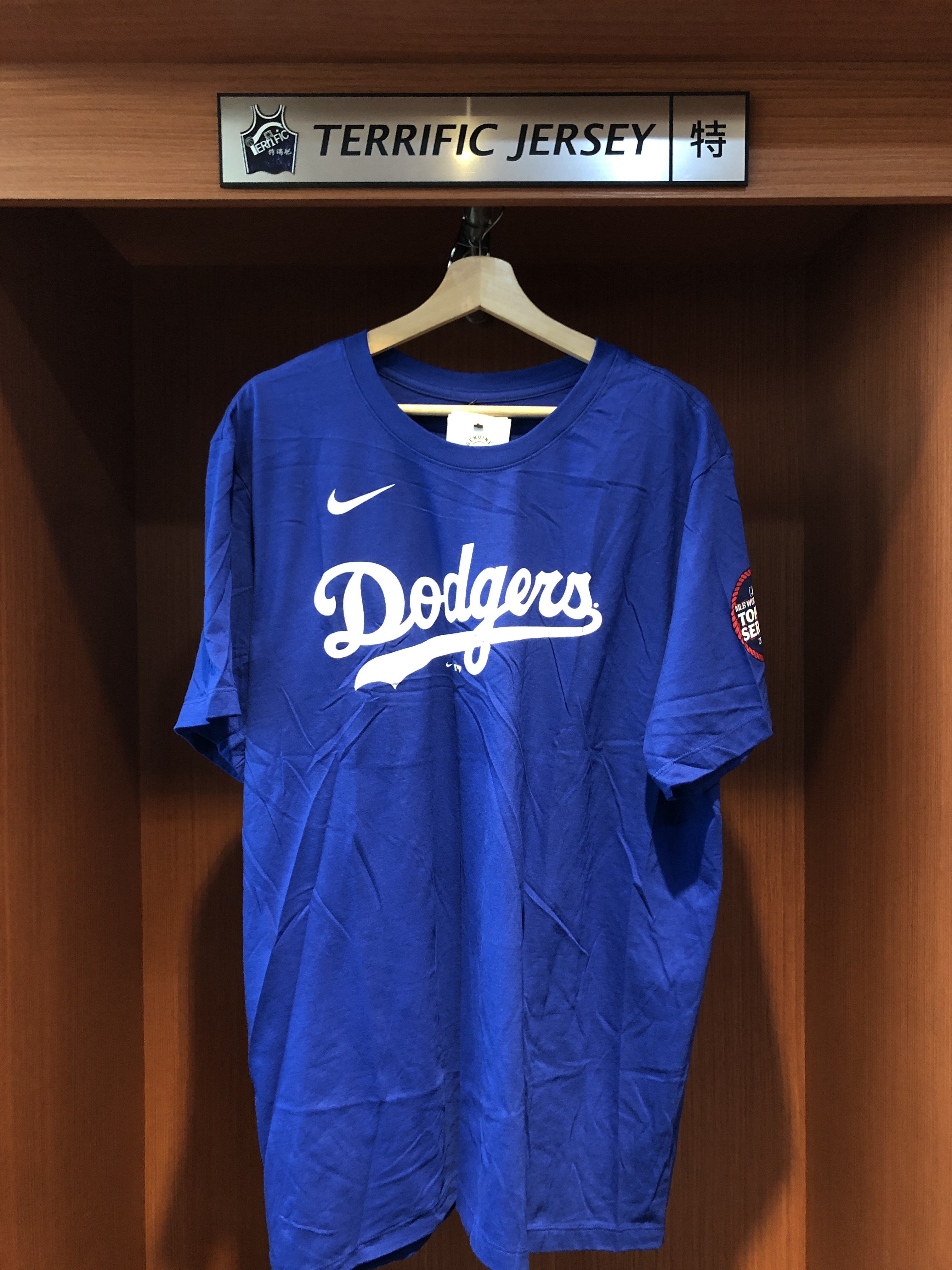 MLB短袖 Shohei Ohtani 洛杉磯道奇藍 東京開幕戰 臂章 Tokyo Nike Player Name Tee 棉質 短袖 全新