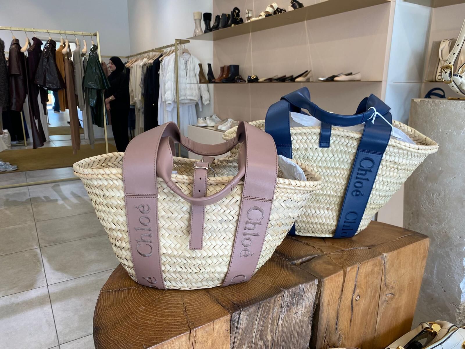 【預購】Chloe H100952 編織菜籃子