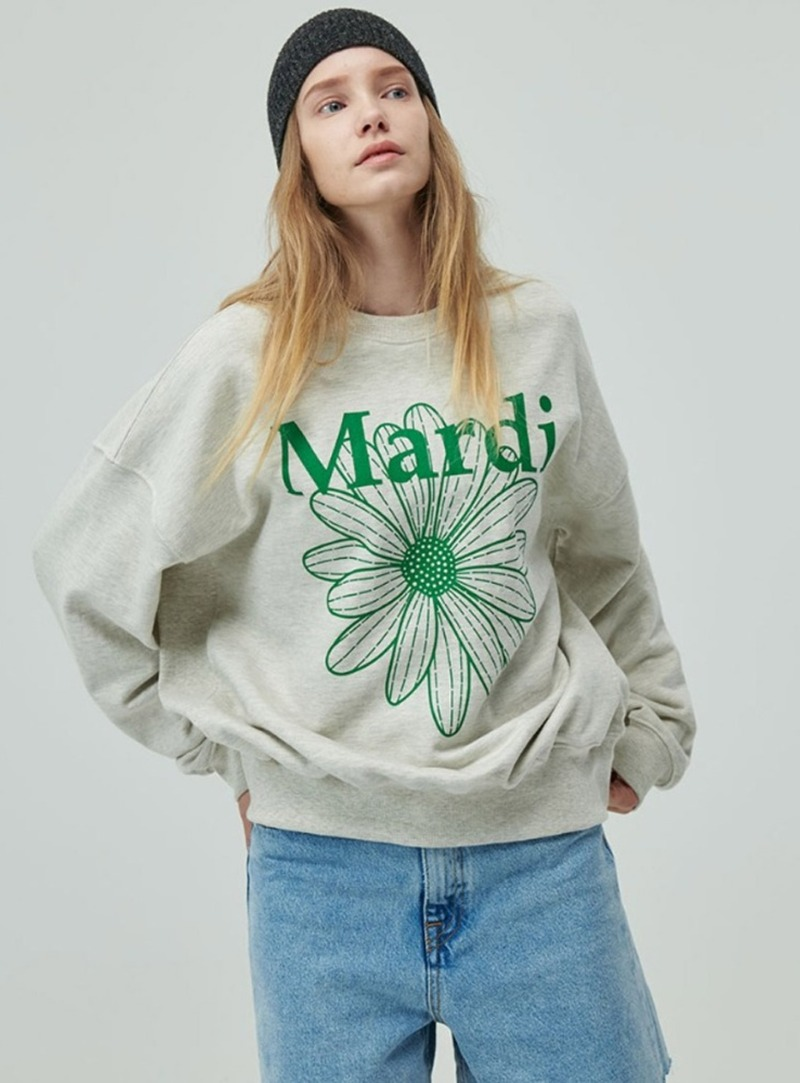 MARDI MERCREDI FLOWER  SWEATSHIRT [11色新出＊轉季限定優惠!]