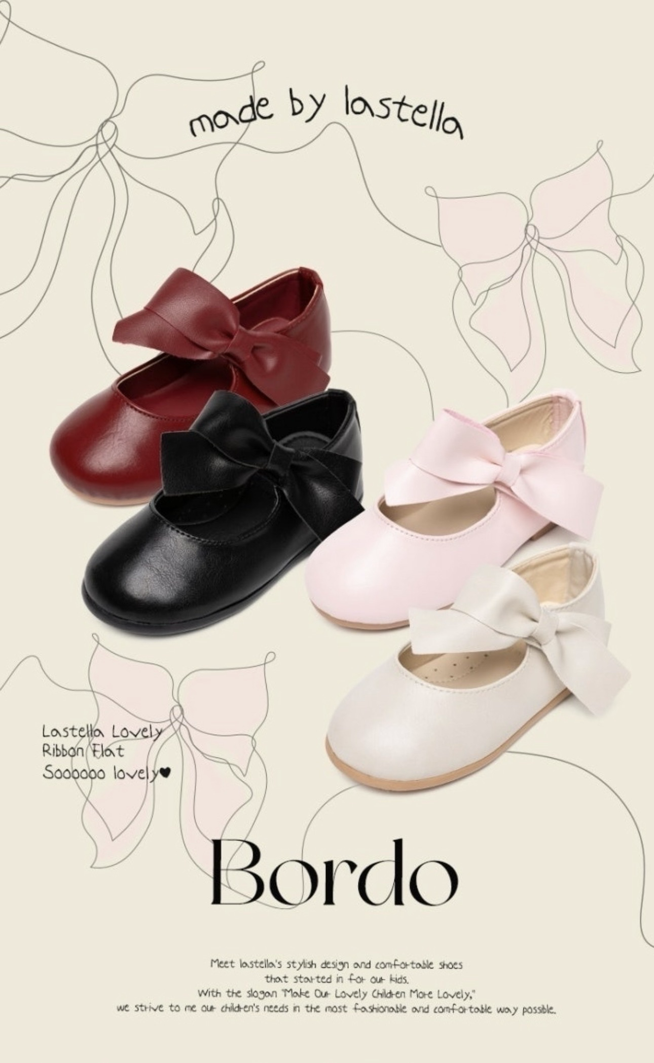 La Stella Lovely Ribbon Flat
