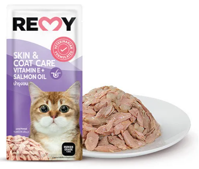 泰国REMY成貓 (皮膚與毛髮護理配方) 吞拿魚 主食濕糧70g
