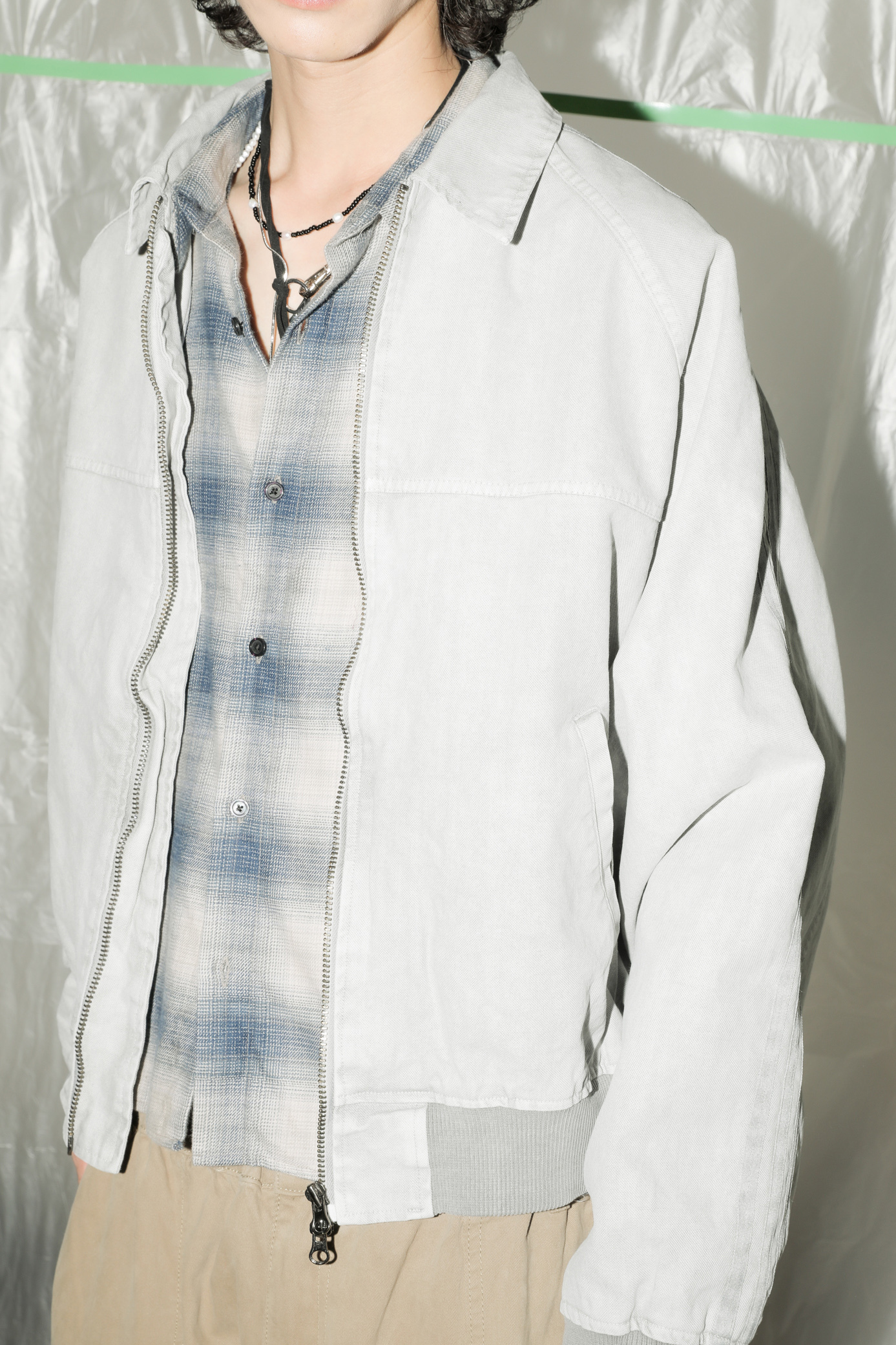 Warm Check Crop Shirt #襯衫