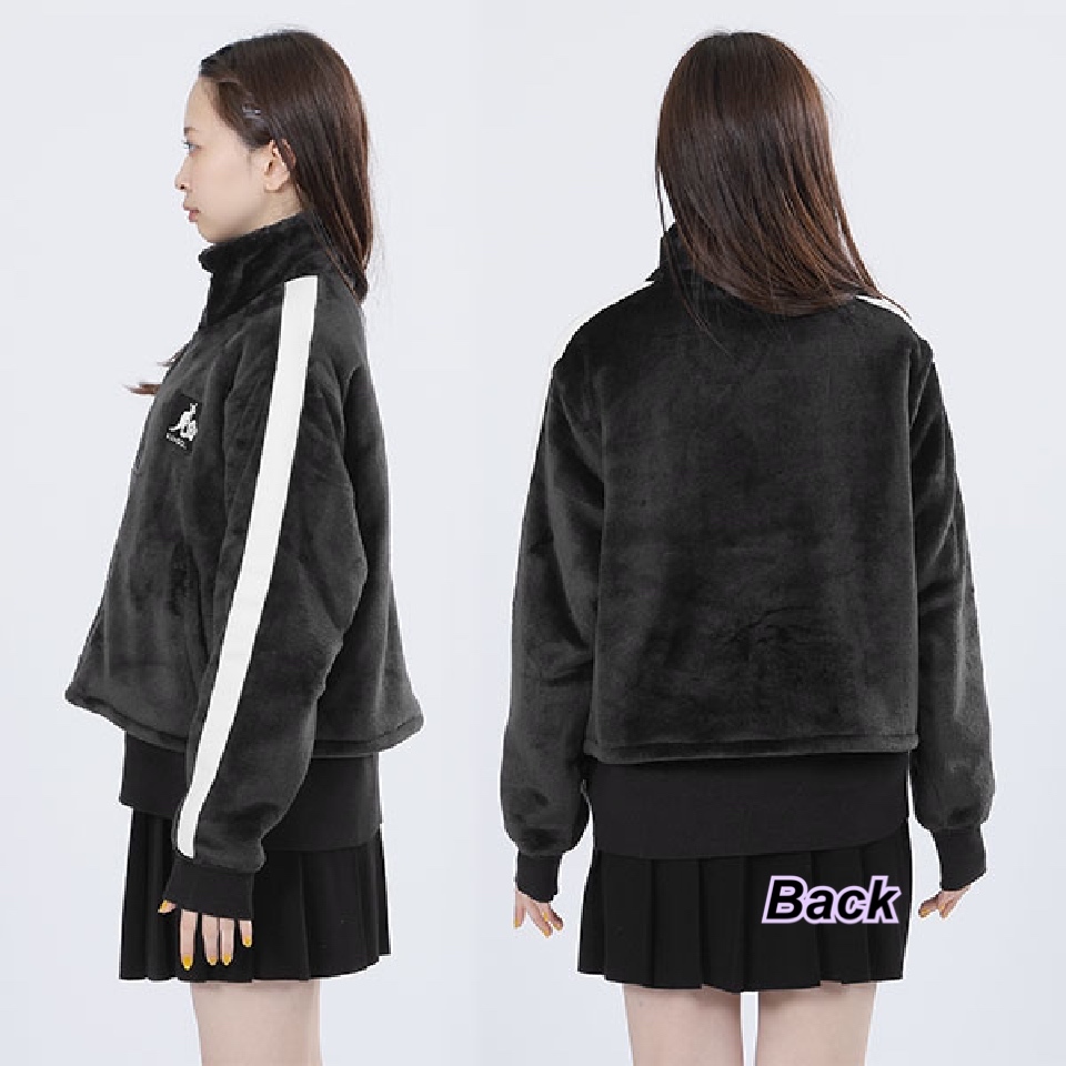 Kangol x Mary Quant 拉鍊毛毛外套/3 色