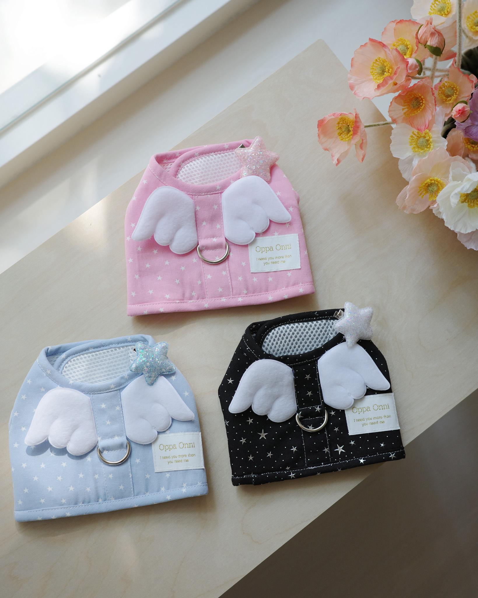 小天使胸背 (附星星髮夾)