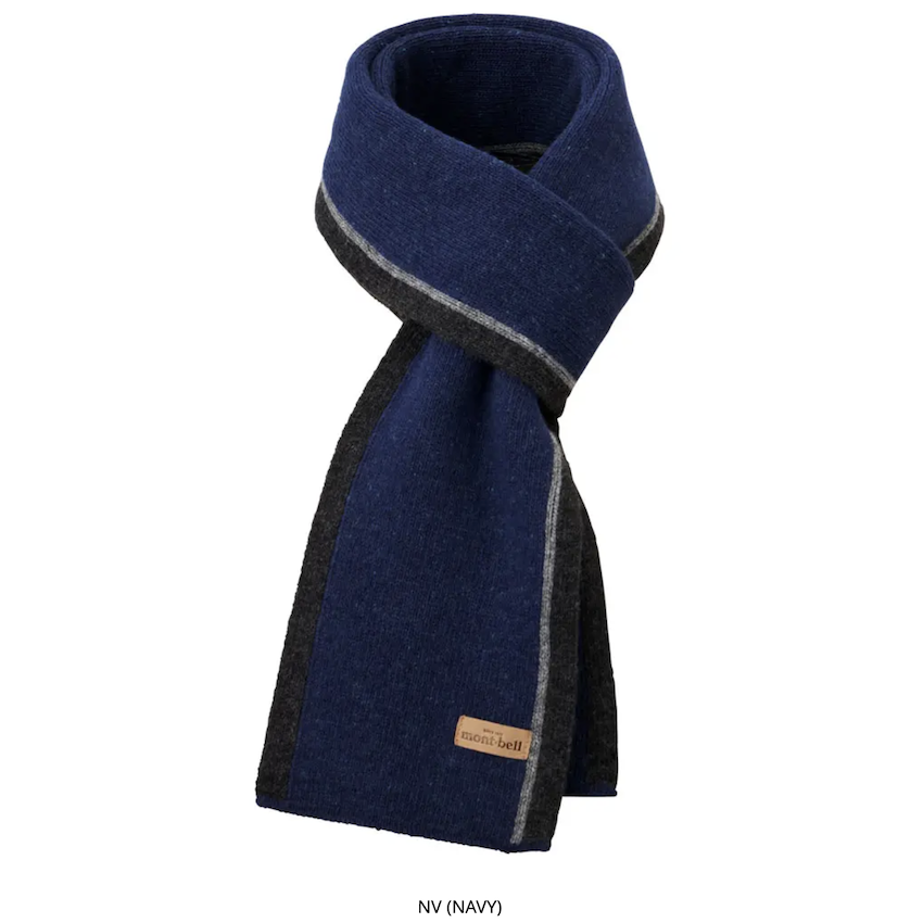 日本 Mont-Bell Knit Muffler 頸巾