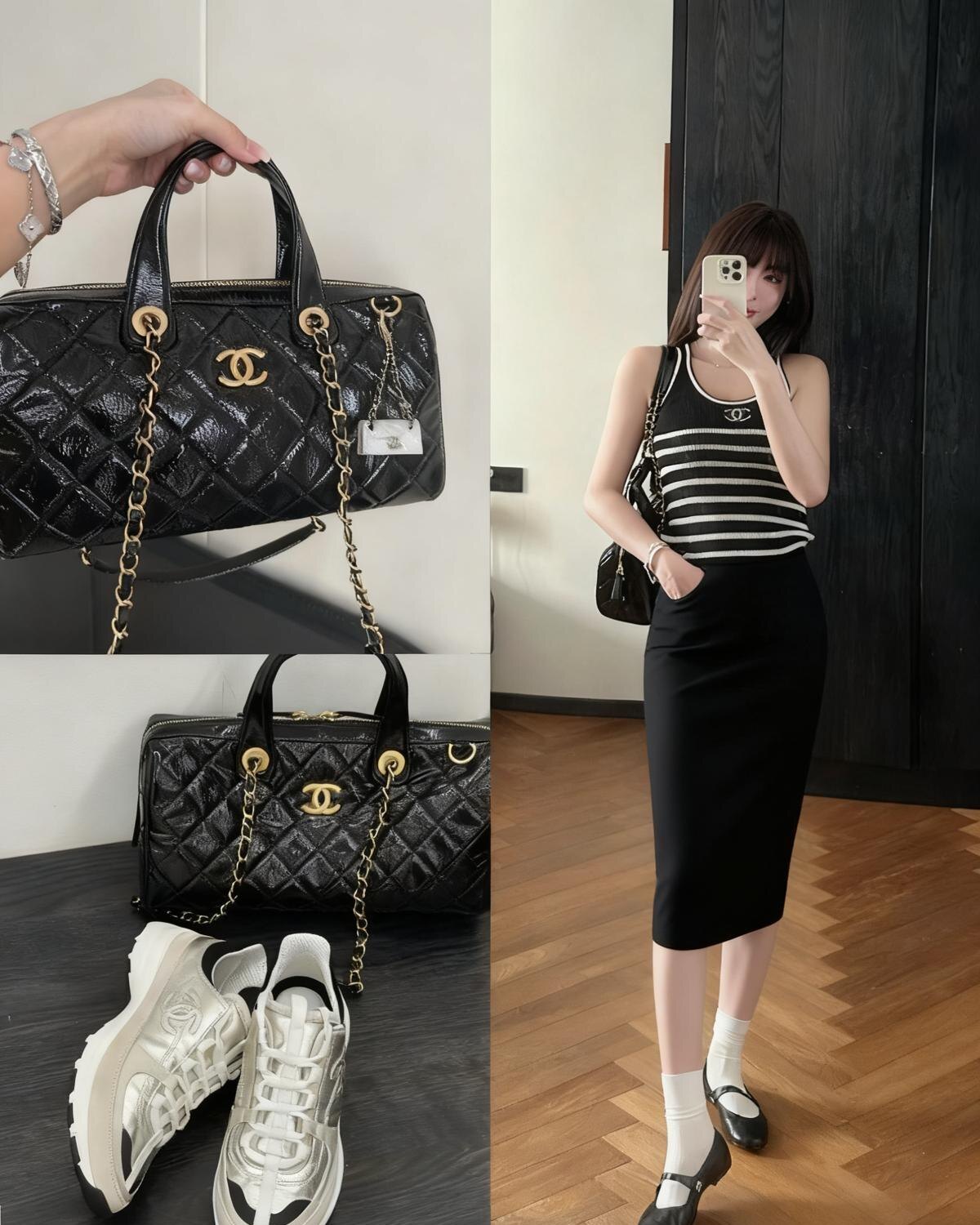CHANEL保齡球包