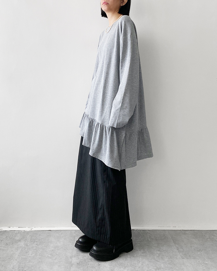 MFT-2813 荷葉斜邊T恤