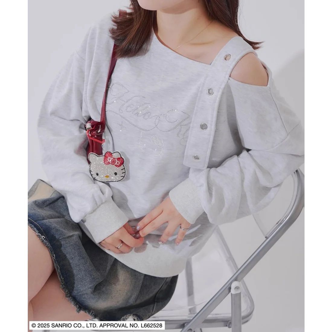 25148-KT Sanrio Hello Kitty 單肩上衣 #JP-NC25