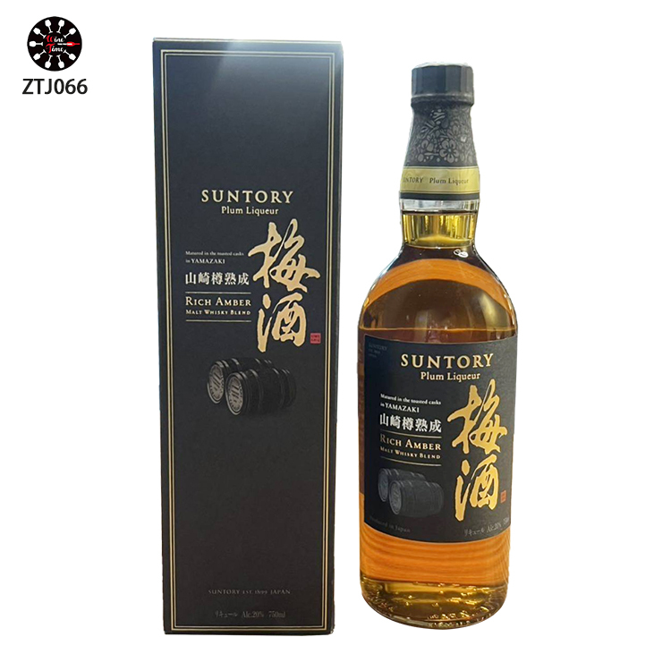 山崎蒸餾所焙煎樽熟成 Rich Amber 威士忌梅酒 (黑色盒) 750ml