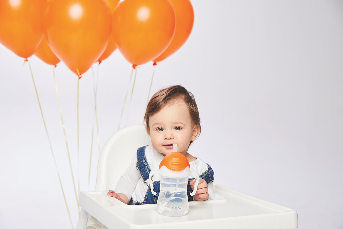 B.box - 迪士尼防漏吸管學飲杯 - 魔雪奇緣 - Olaf  香港行貨