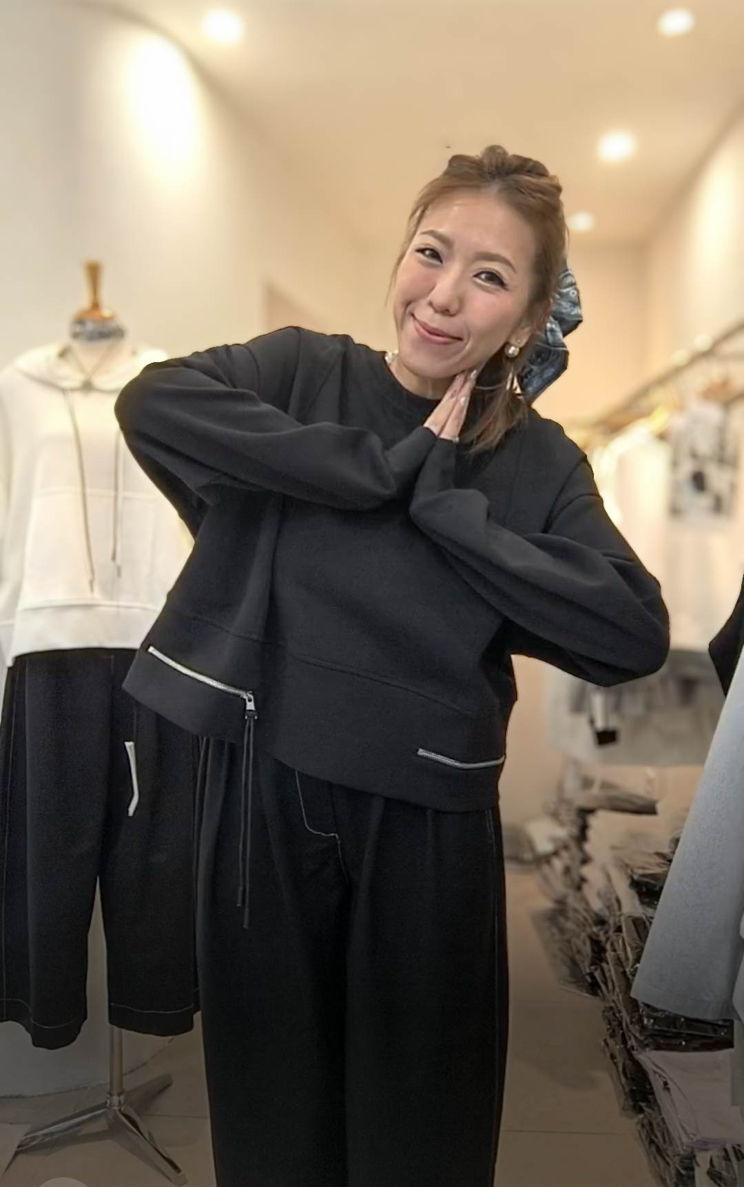 🥰K1102  ▶️拉鍊上衣 👉B:130cm L:55cm