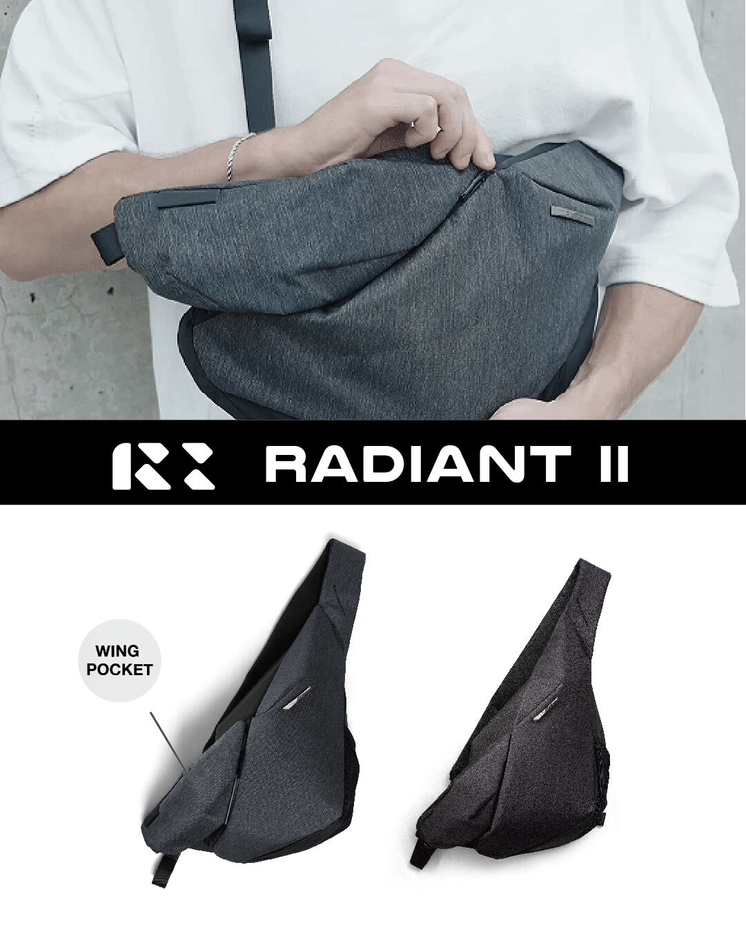 NIID Radiant II R2 Sling Bag - buyfriendly