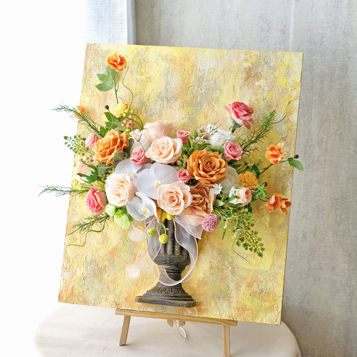 FD22｜落日餘暉立體花畫