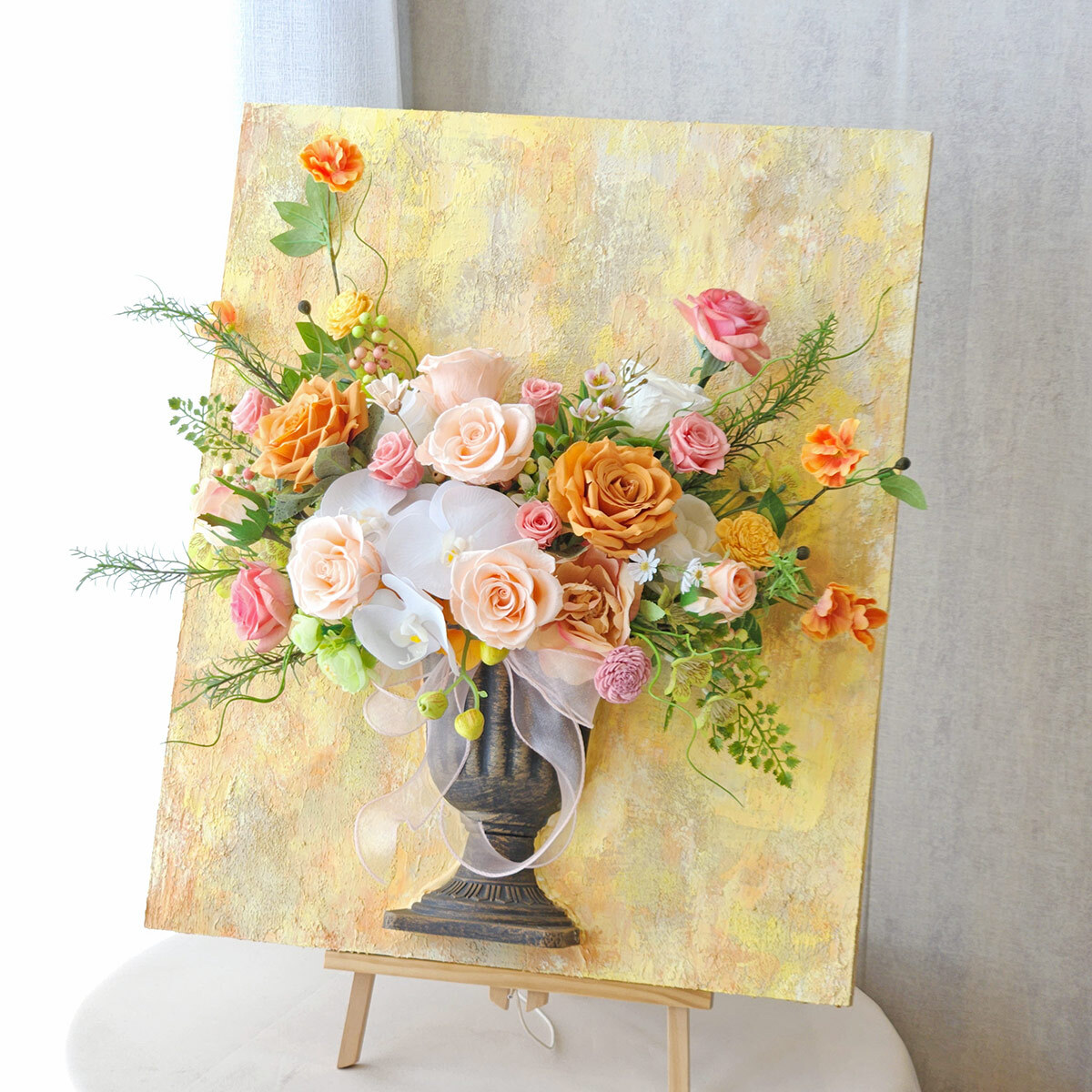 FD22｜落日餘暉立體花畫