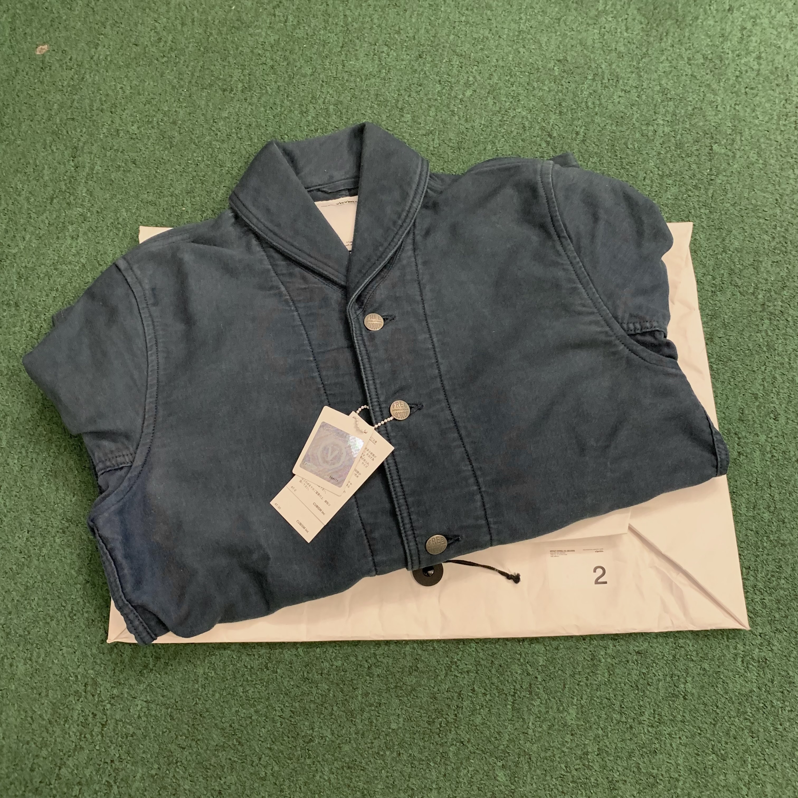 VISVIM ARTIFACT COVERALL NATURAL DYE (DMGD MOLESKIN) - DK.INDIGO SIZE 2 IN STOCK NOW (現貨發售中)