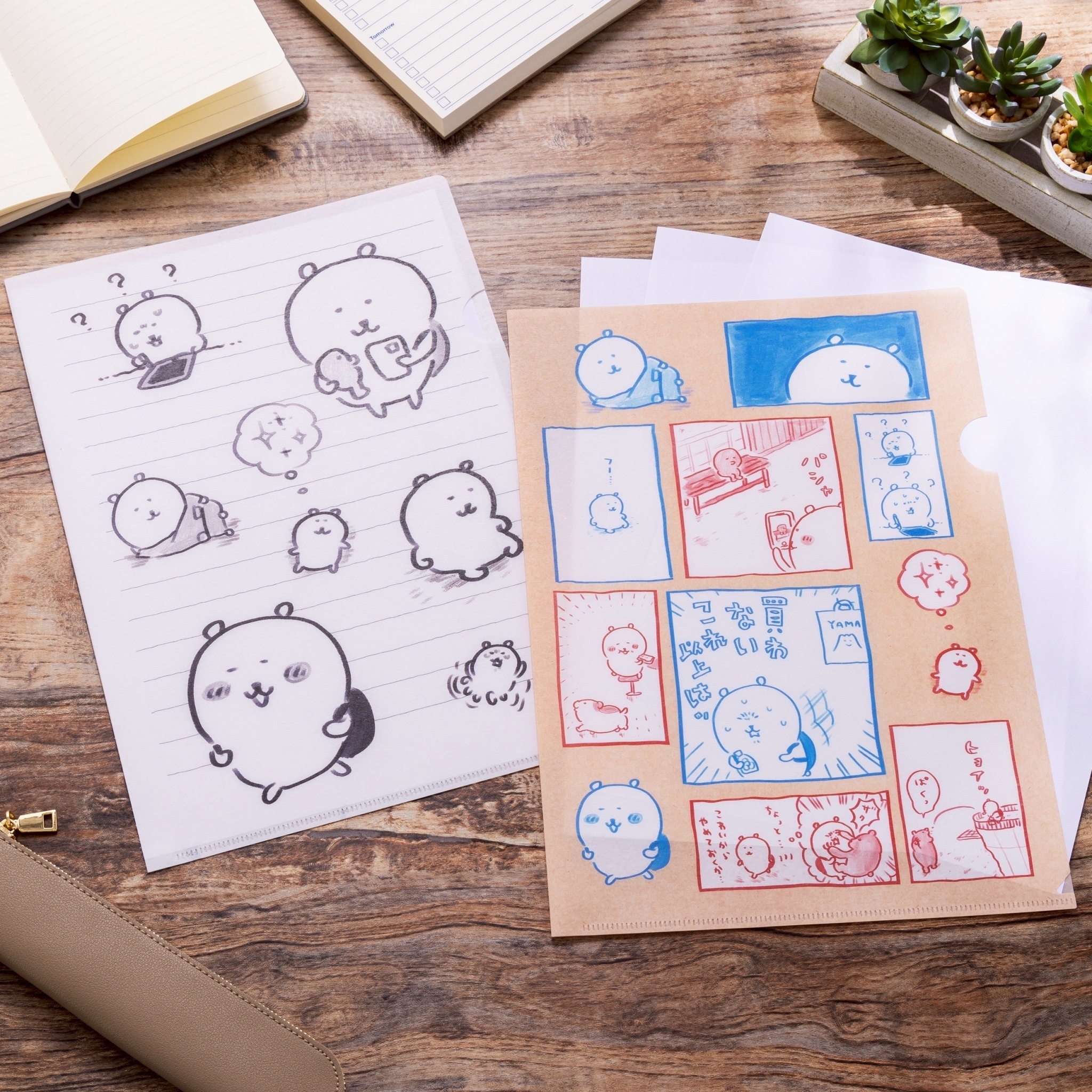 現貨｜Nagano Characters 素描回憶 手感很好的A4 File