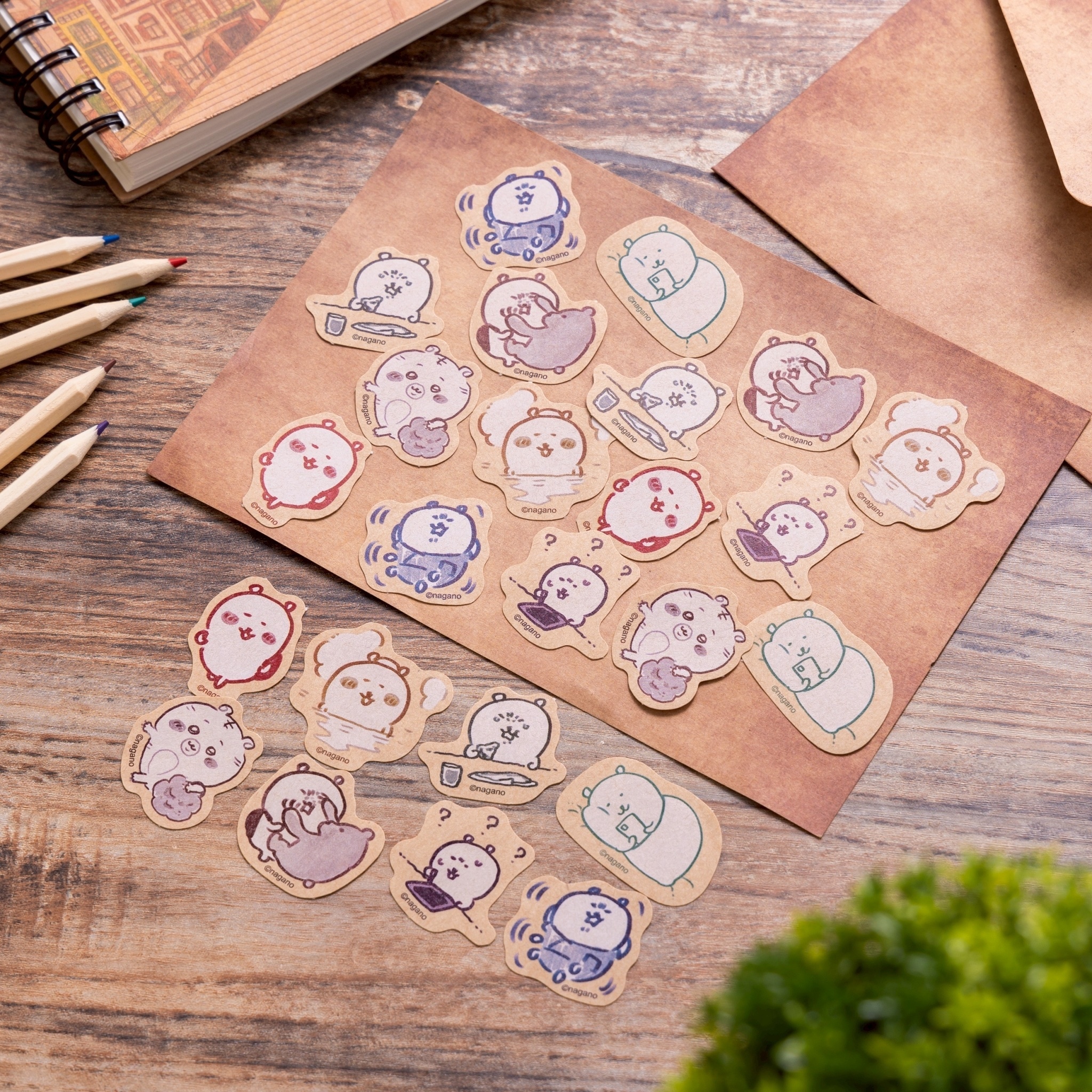 現貨｜Nagano Characters 素描回憶 貼紙set