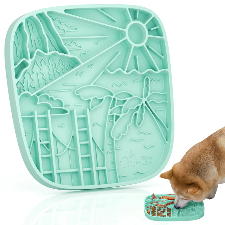 Puzzle | Mat enrich 豐味慢食舔食墊 - 加州陽光