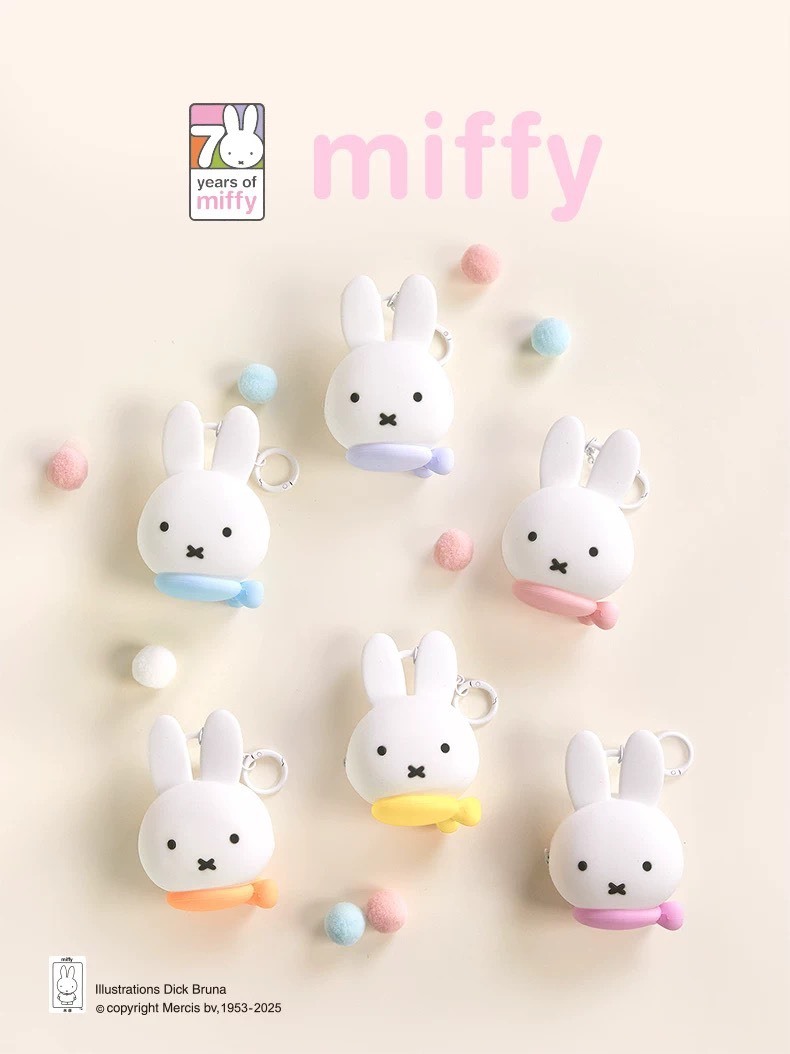 【Miffy】 米菲兔矽膠零錢包盲盒