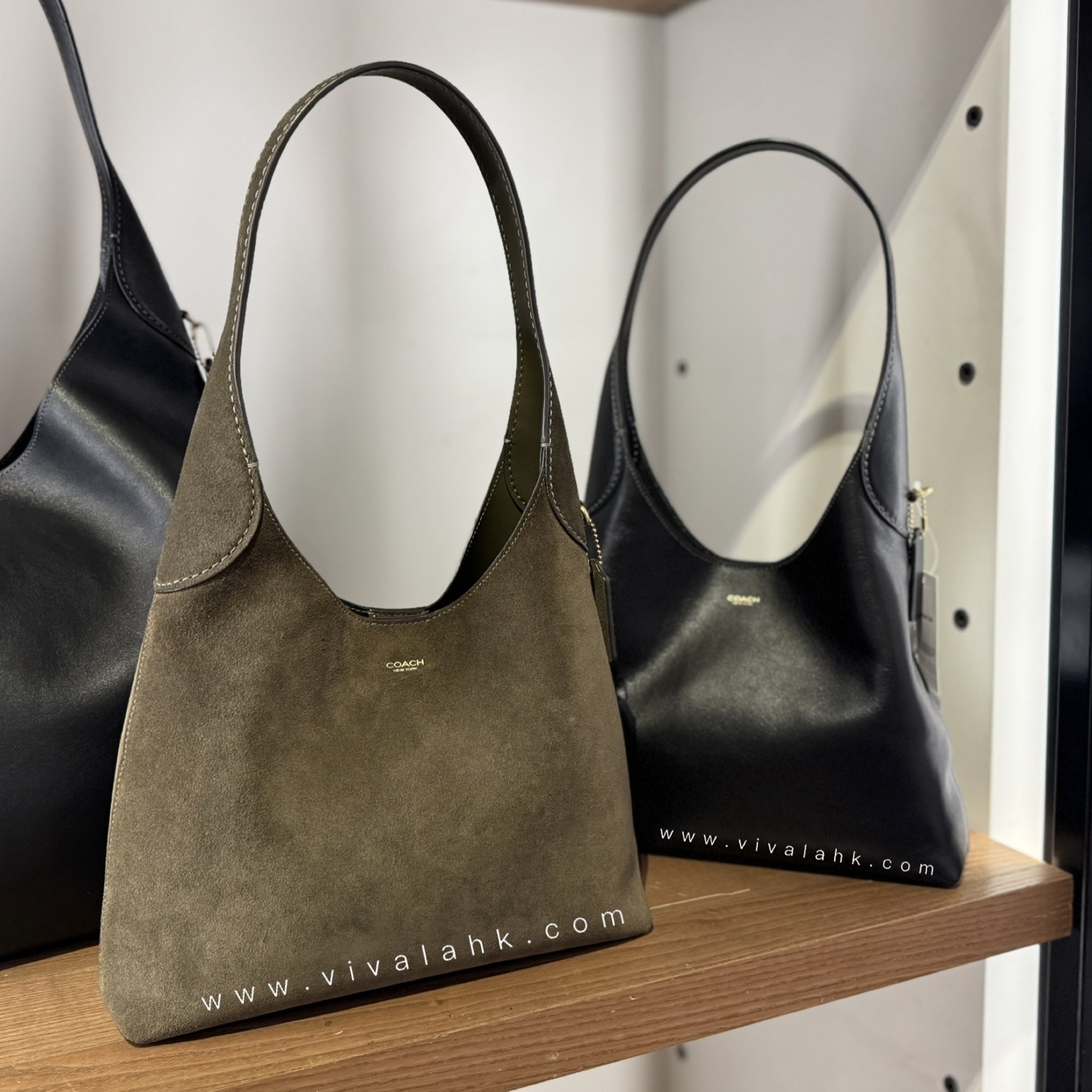 Coach - Brooklyn 28 單肩袋 (麂皮) (CW637)