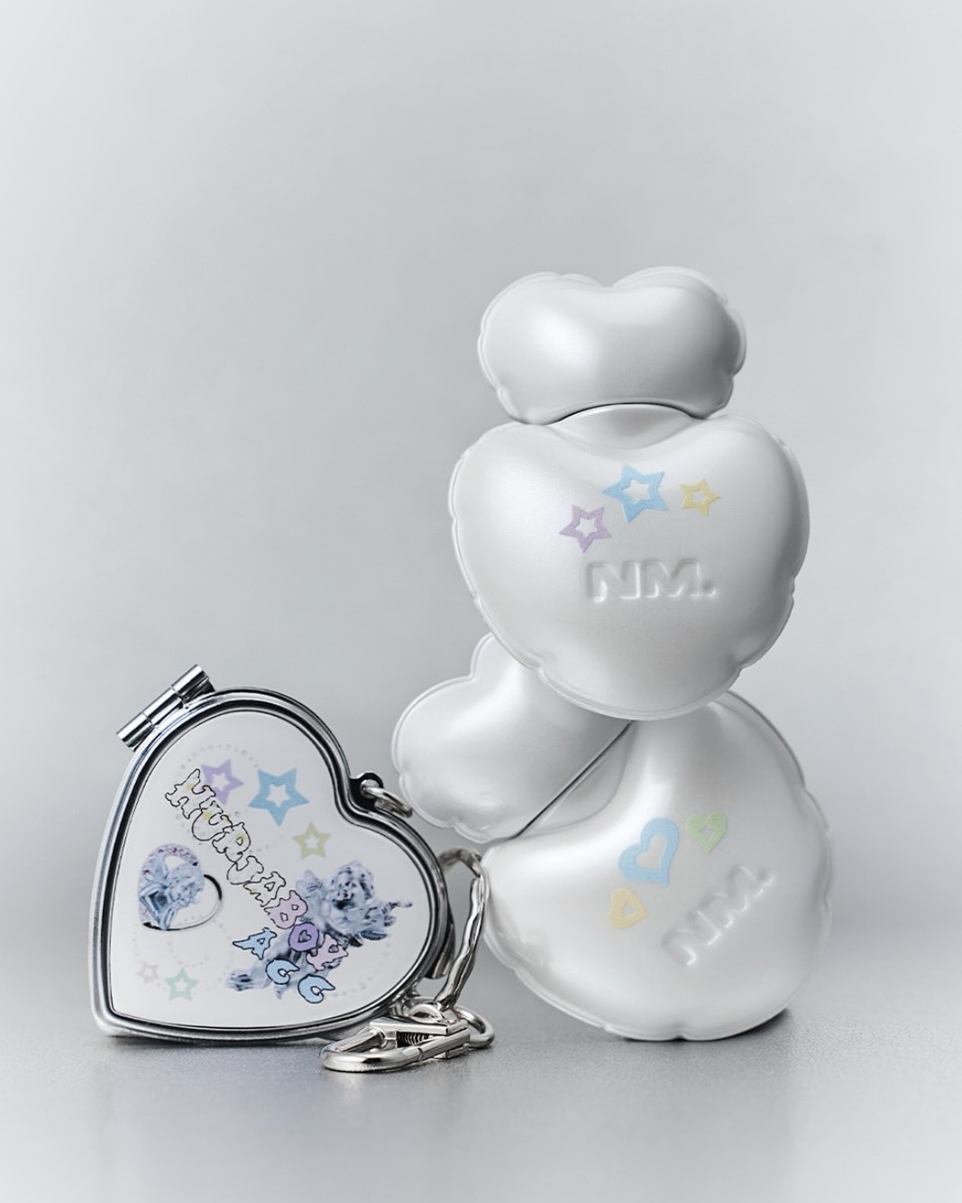 Naming x Hurjaboy Acc 聯名 愛心 鑰匙圈 唇彩 組合