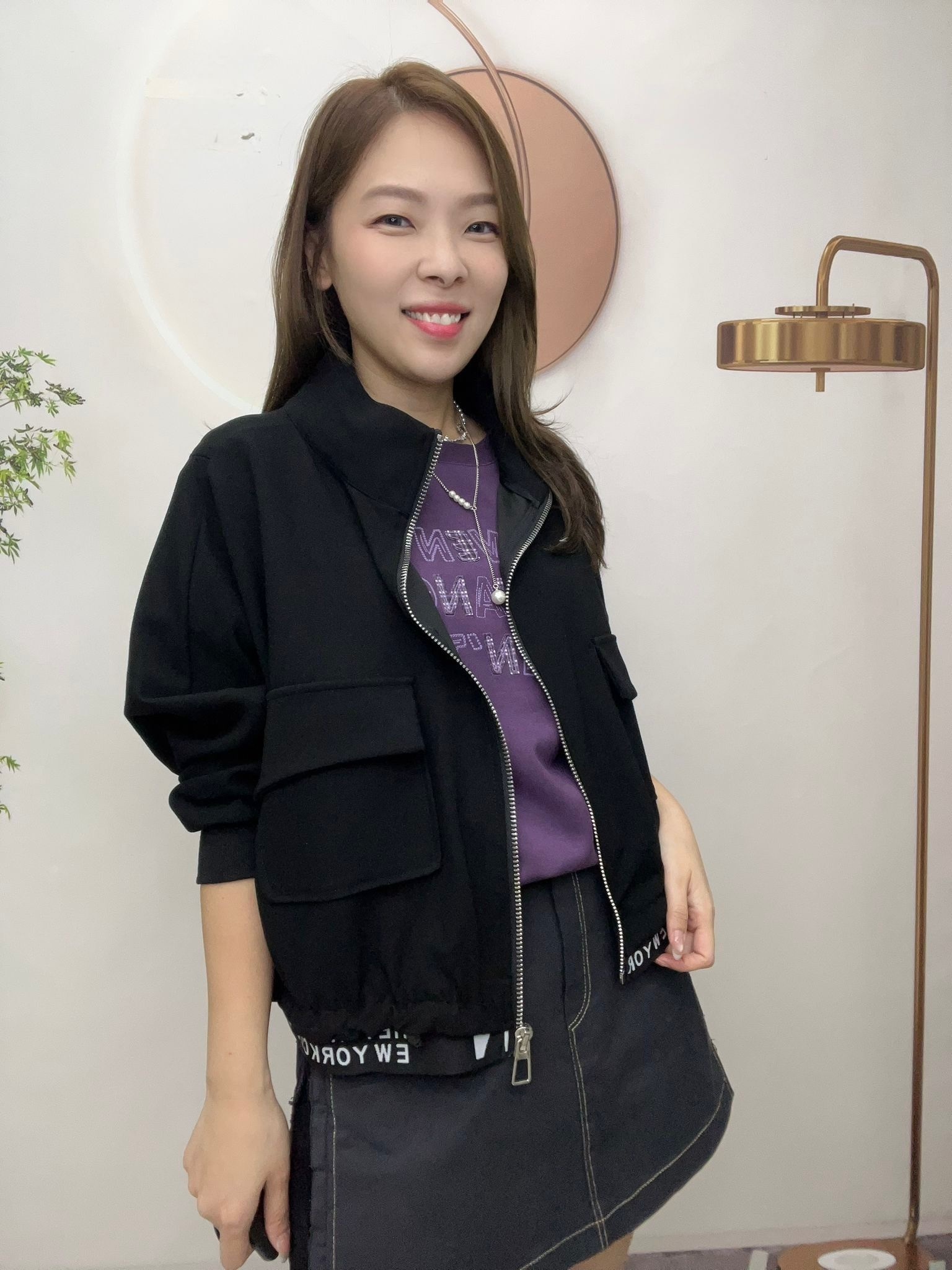 韓國滑料外套～115D