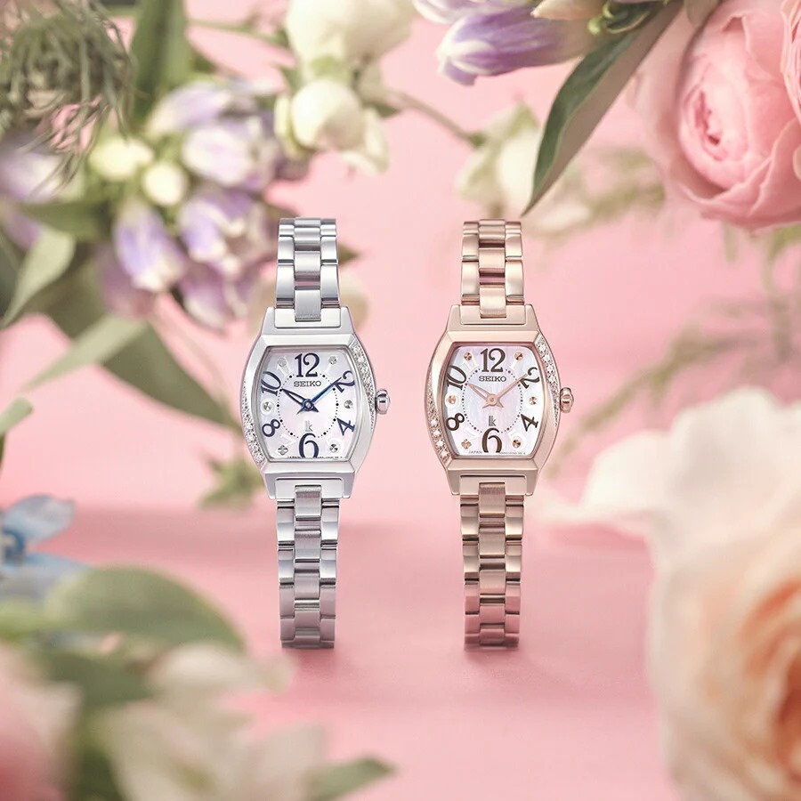 Seiko 精工 Lukia Happy Collection metal strap quartz ladies watch SSWA015 / 金色 SSWA016 , 金屬錶帶石英女士腕錶