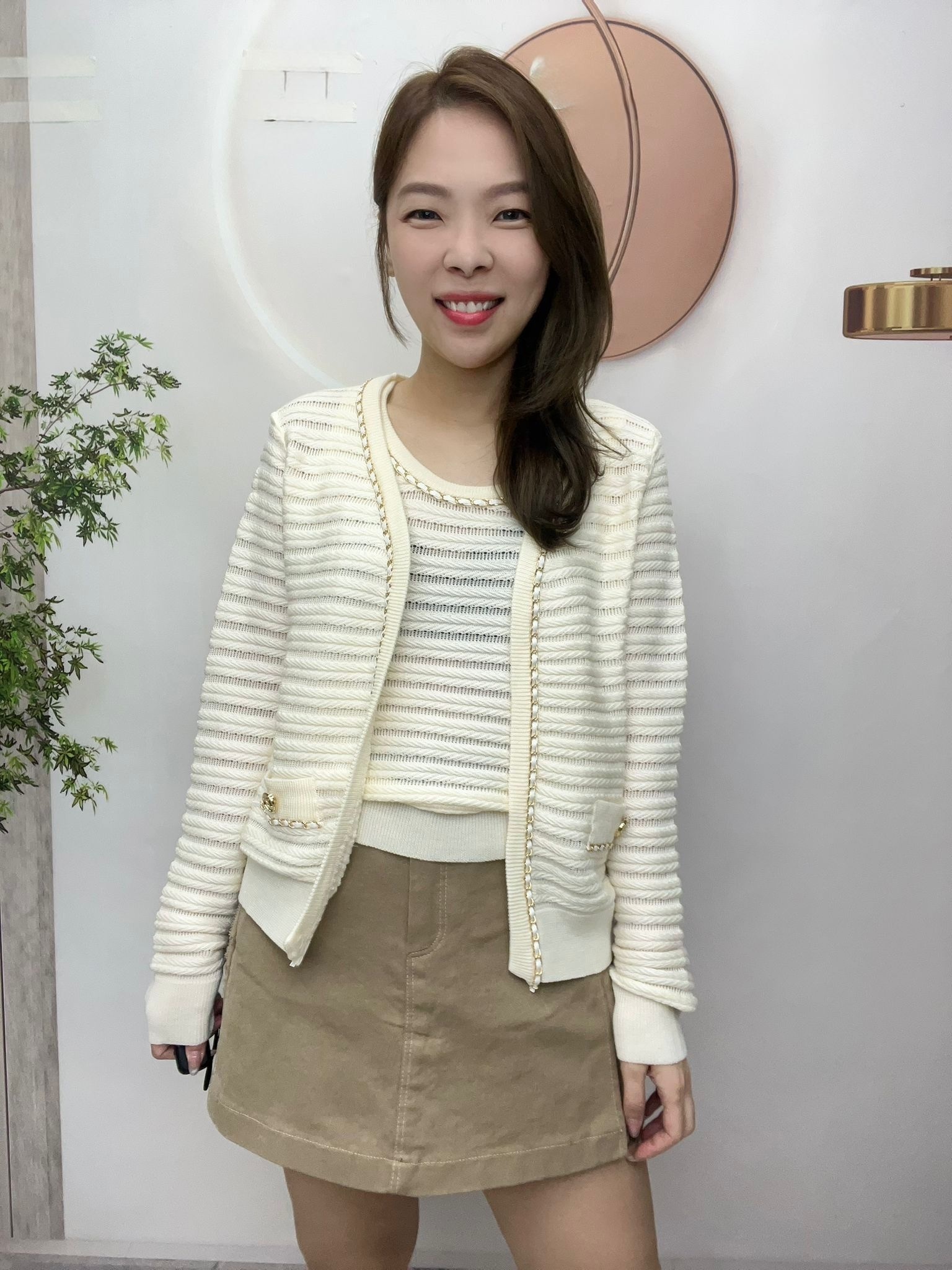 韓國set針織外套～123J