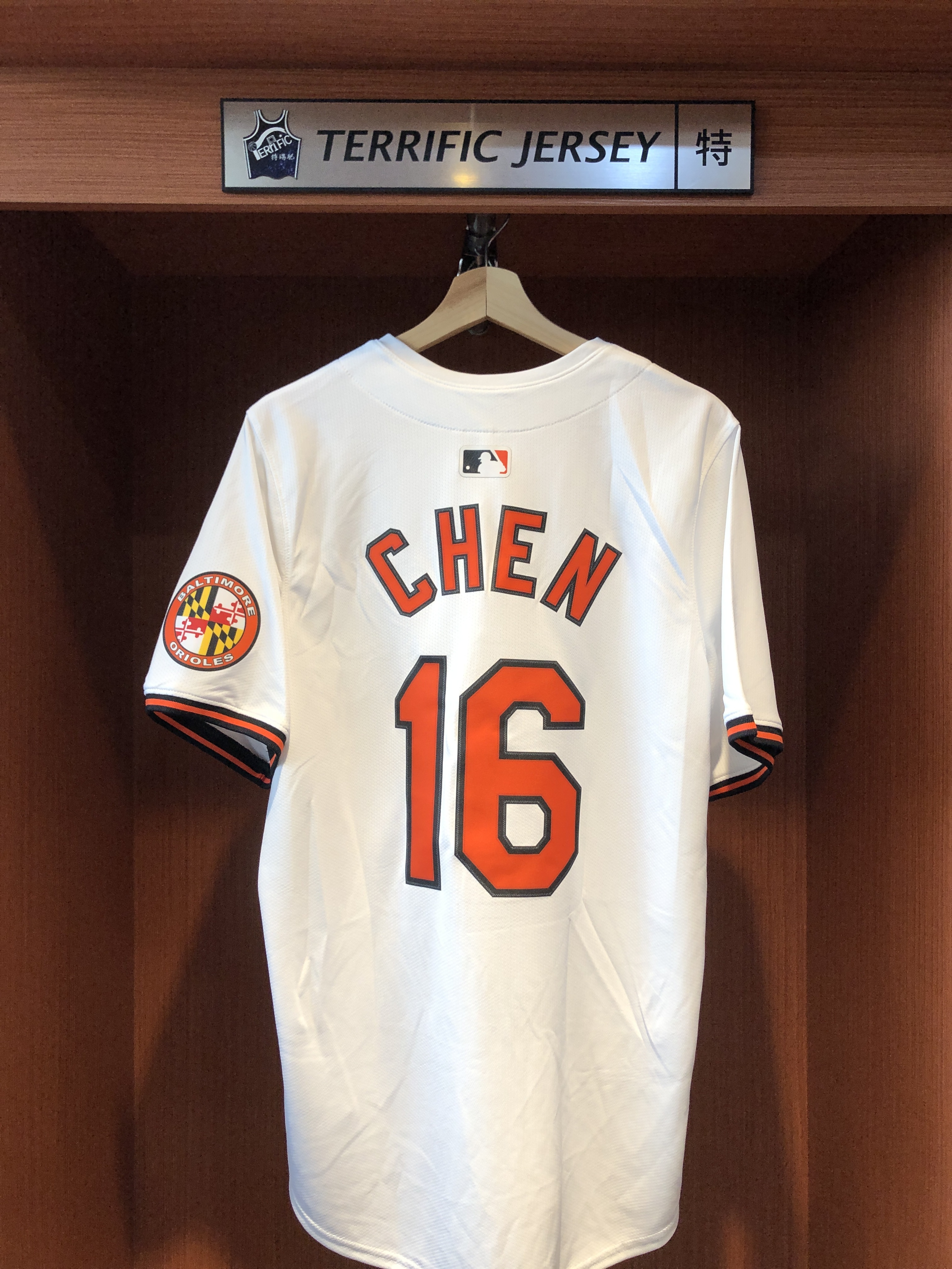 MLB球衣 Chen 巴爾的摩金鶯白 Nike Limited Player Name Jersey 球迷版 熱轉印 全新