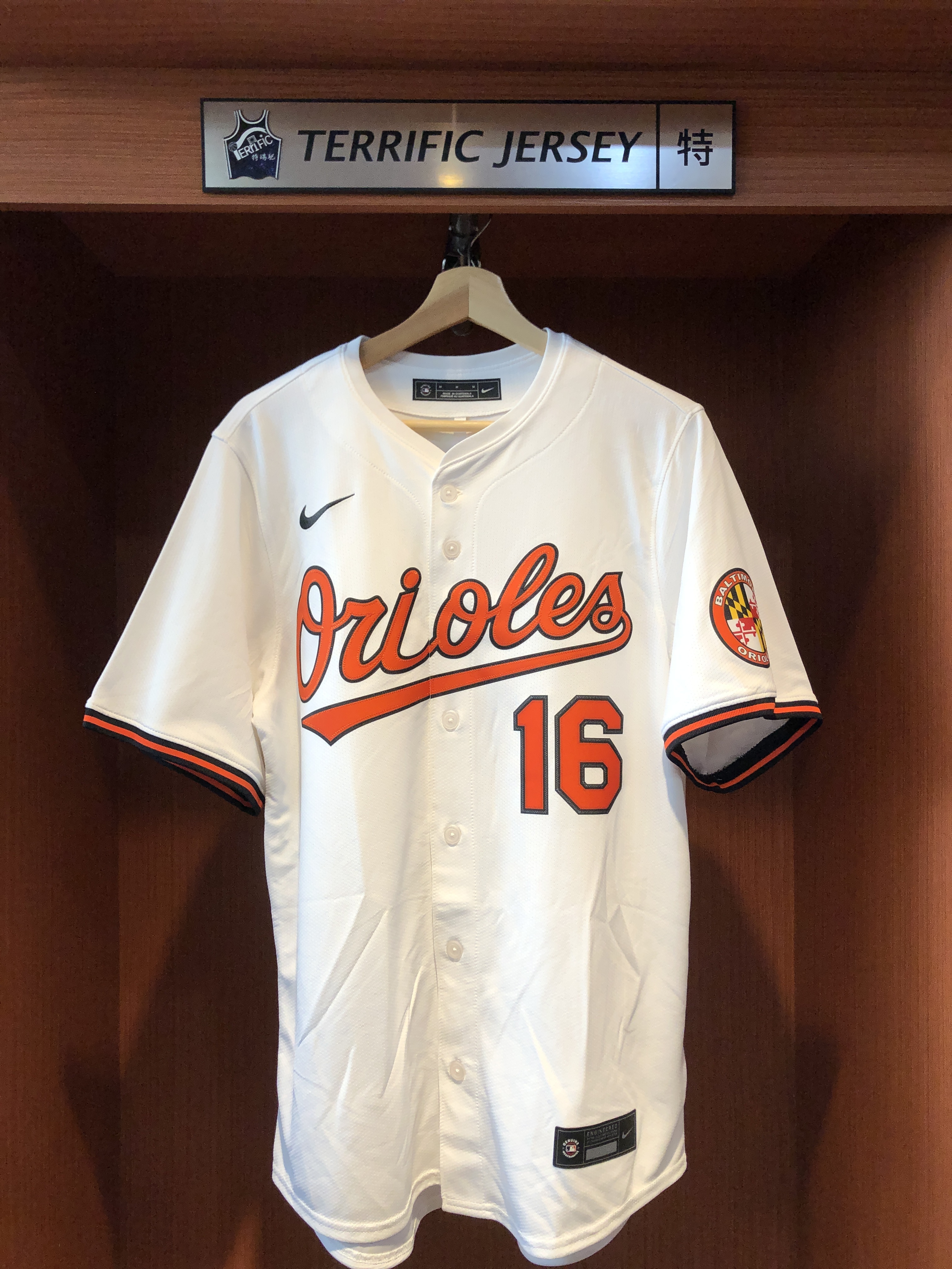 MLB球衣 Chen 巴爾的摩金鶯白 Nike Limited Player Name Jersey 球迷版 熱轉印 全新