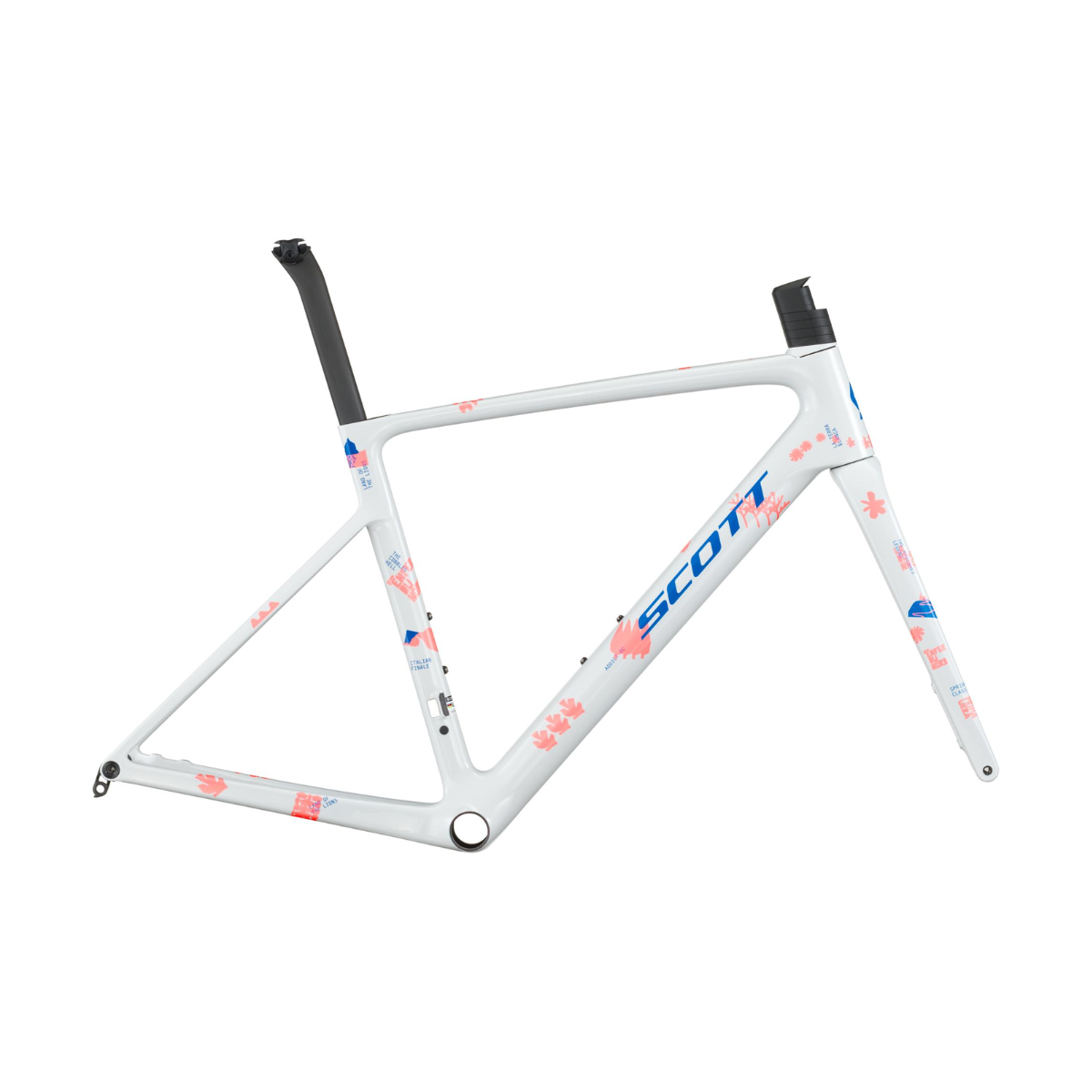 新款現貨【SCOTT】Addict RC Team 車架組 / 經典白山林圖騰