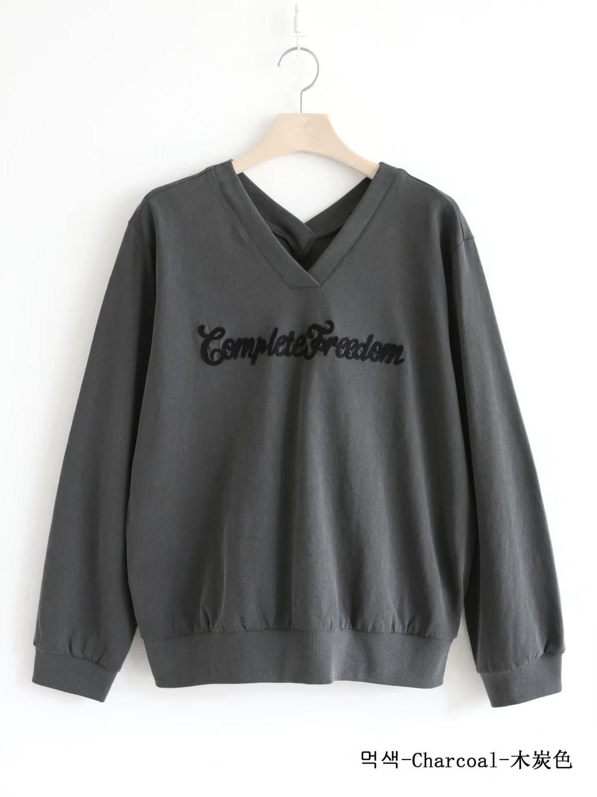 韓國V領英文字G A T E top ~123AL