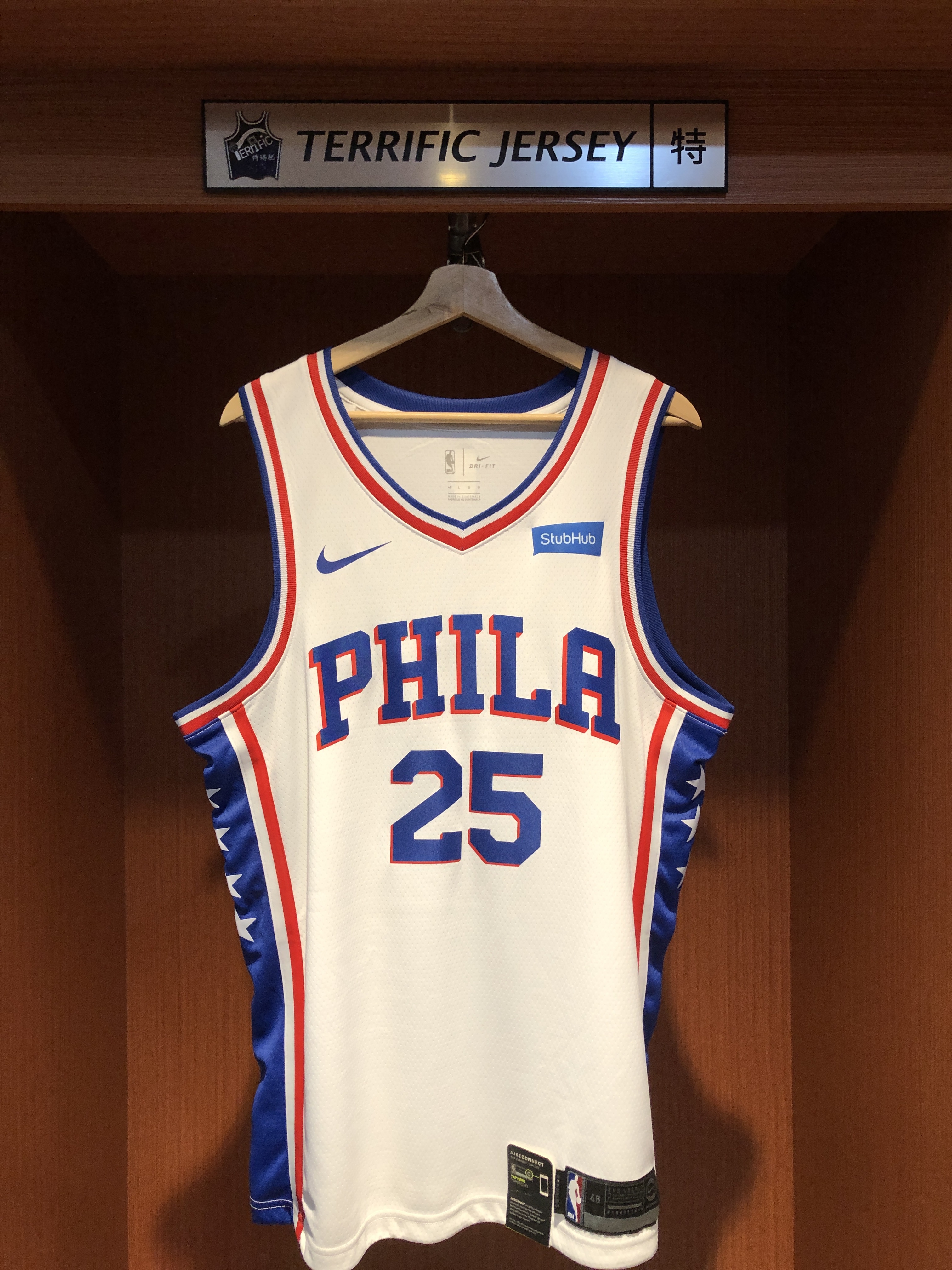 NBA球衣 Ben Simmons 費城七六人白 Association Nike Swingman 球迷版 熱轉印 含贊助商標 全新