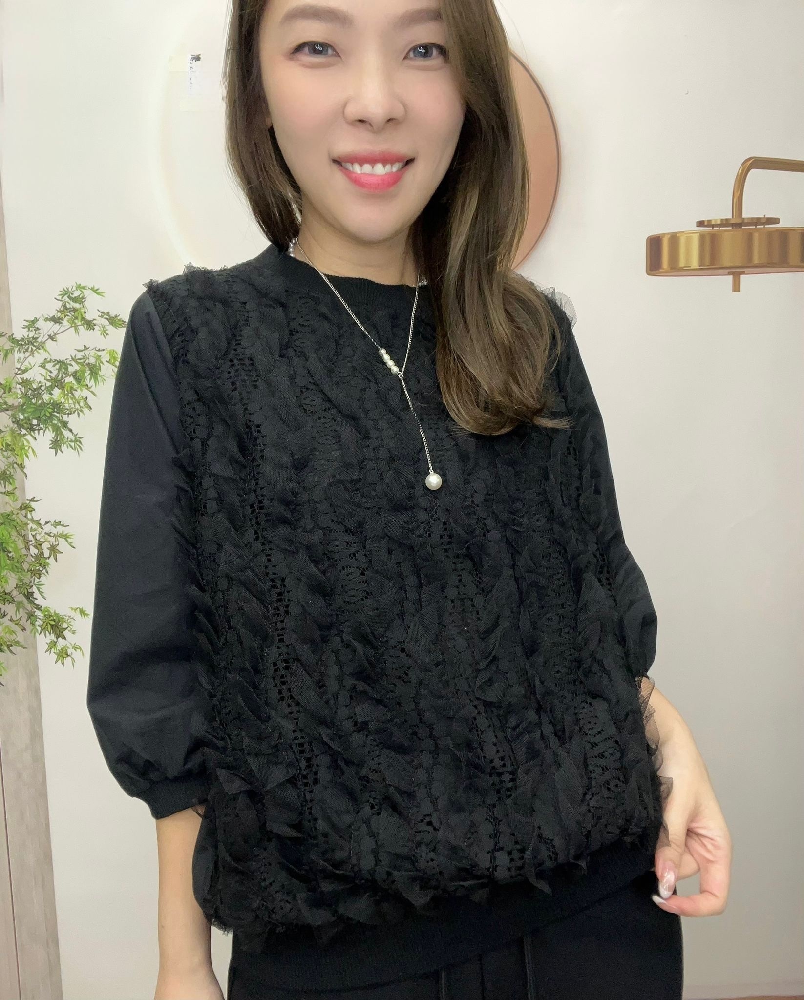 韓國高質ruffer top ~114X