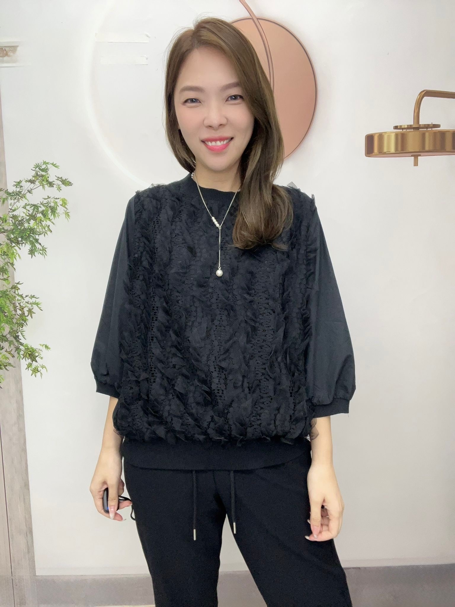 韓國高質ruffer top ~114X