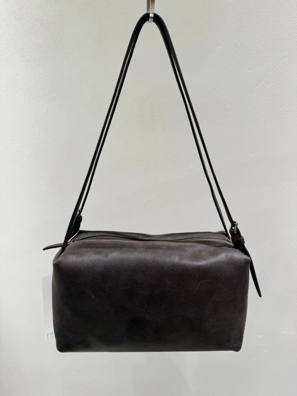 DN5001 牛皮牛仔拼接長筒型單肩包