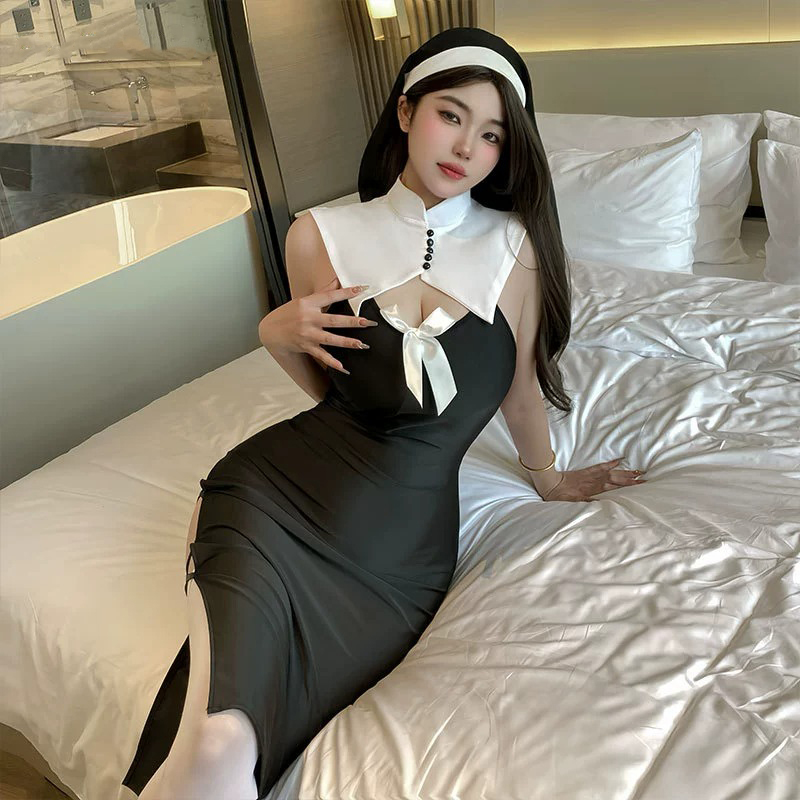 【萬聖節特別款】SpicKini 禁慾系！含蓄修女套裝 SN-814